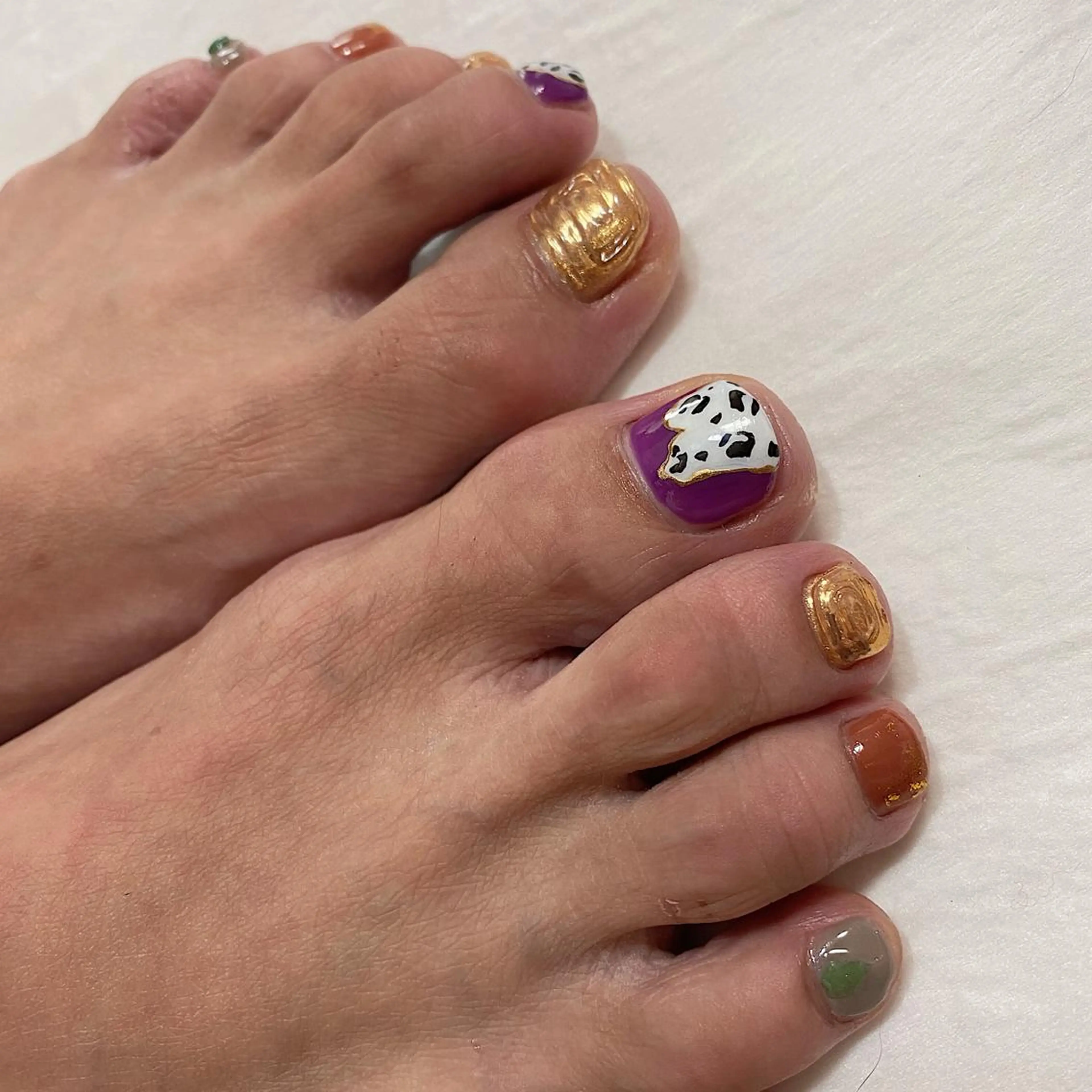 ネイル アニマル柄 lcoco nailのネイルデザイン