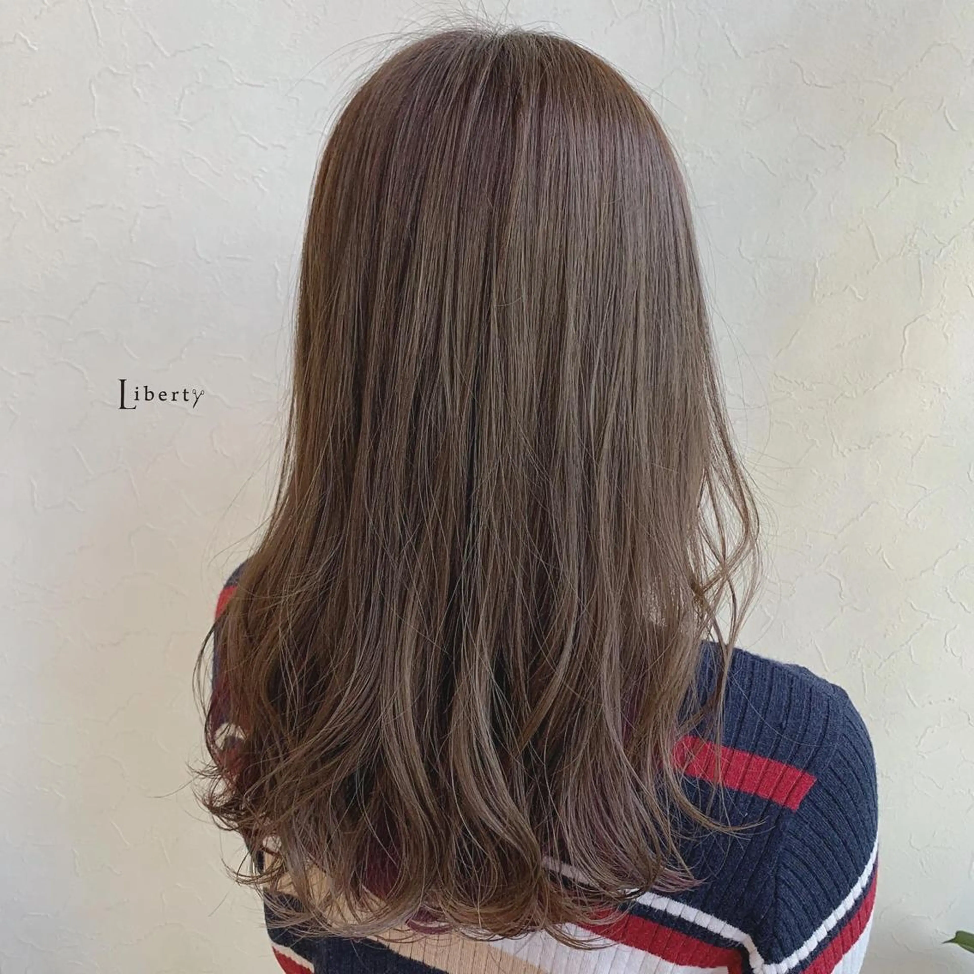 セミロング カラー アッシュ ベージュカラー メンズ指名多数!! SiLO 田島のヘアスタイル