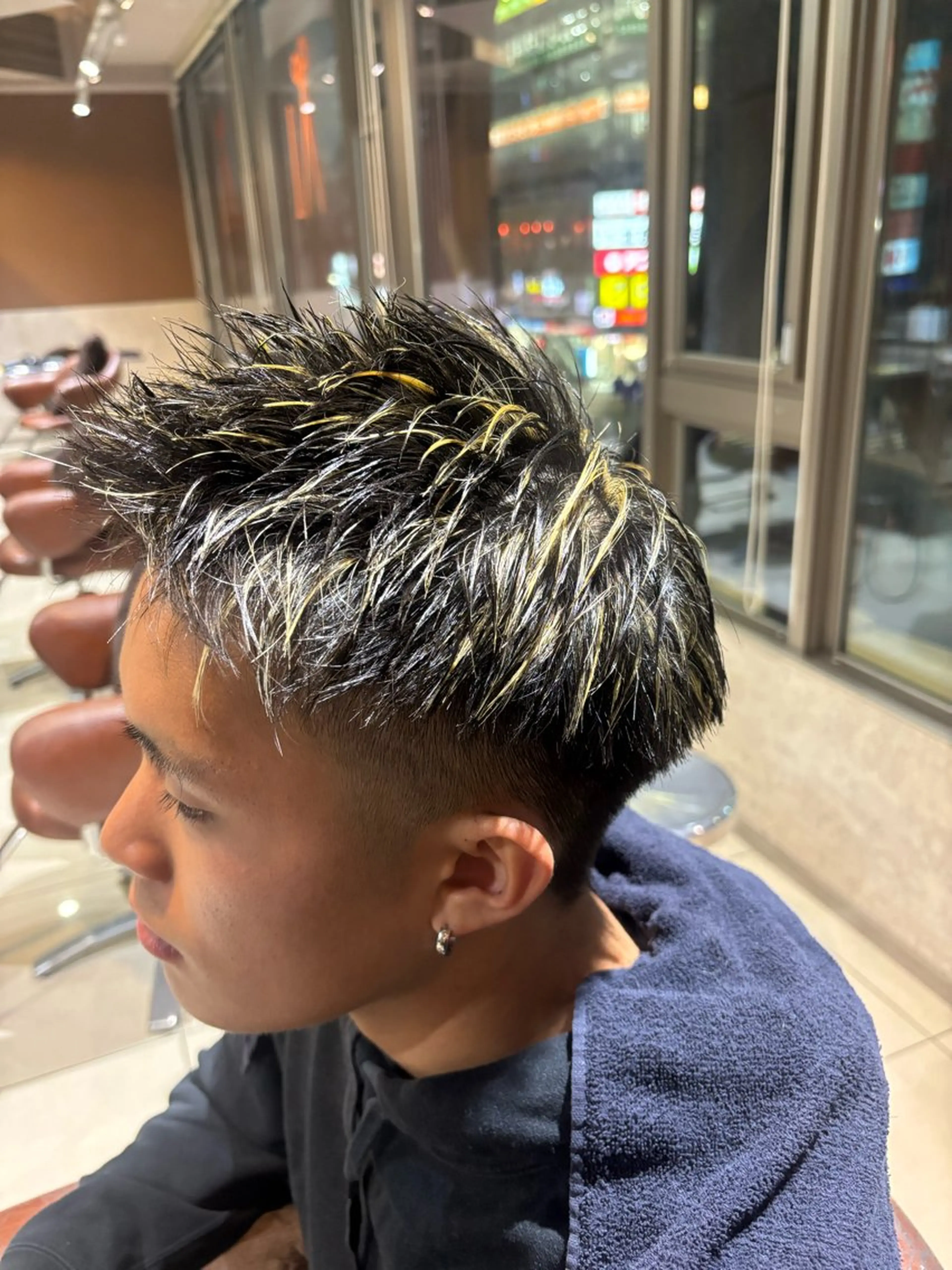 ⚡️メッシュキャップハイライトのみ⚡️（ブリーチ1回）の写真