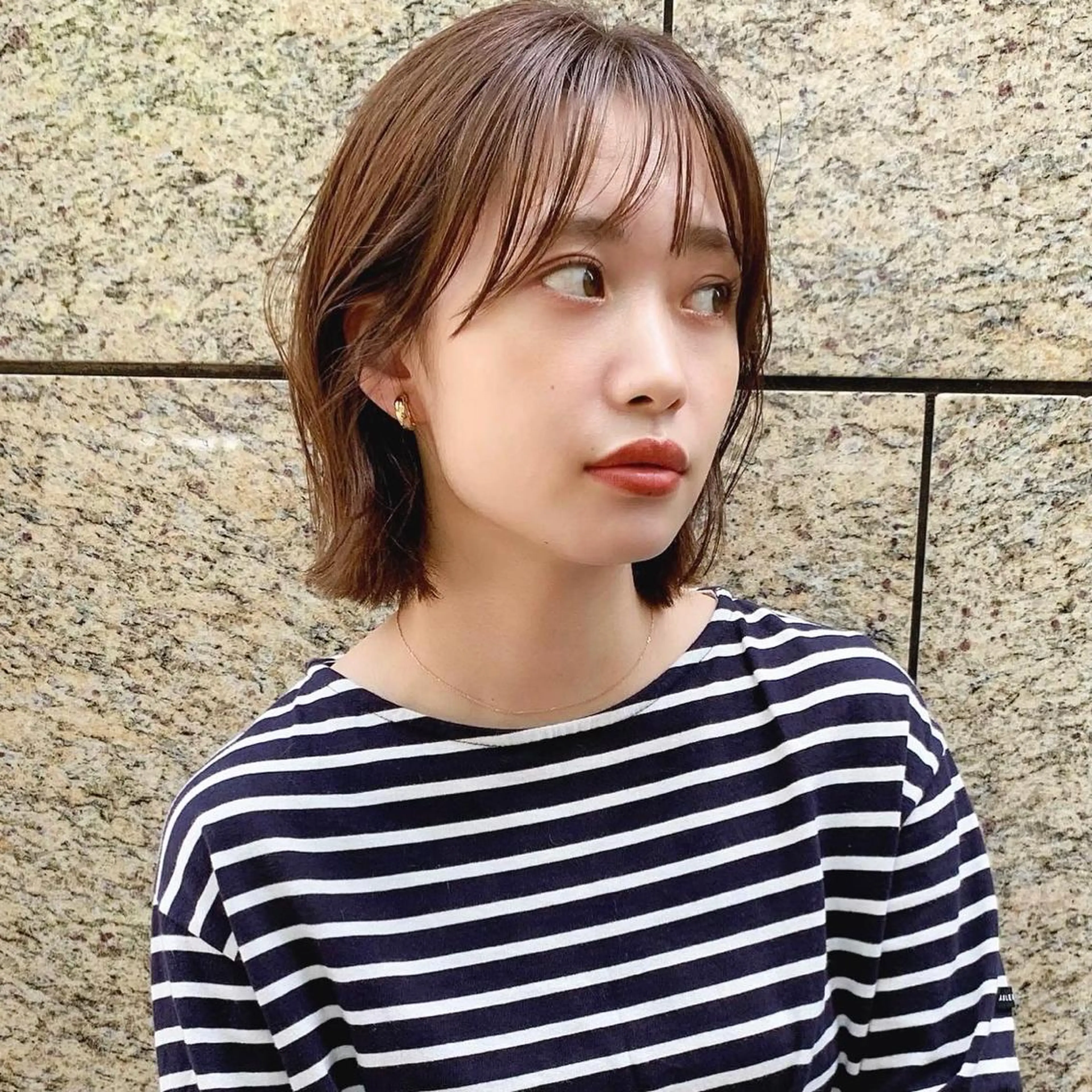 ショート カラー 🌱小顔ヘア/ボブ ミディアム/双葉🌱のヘアスタイル