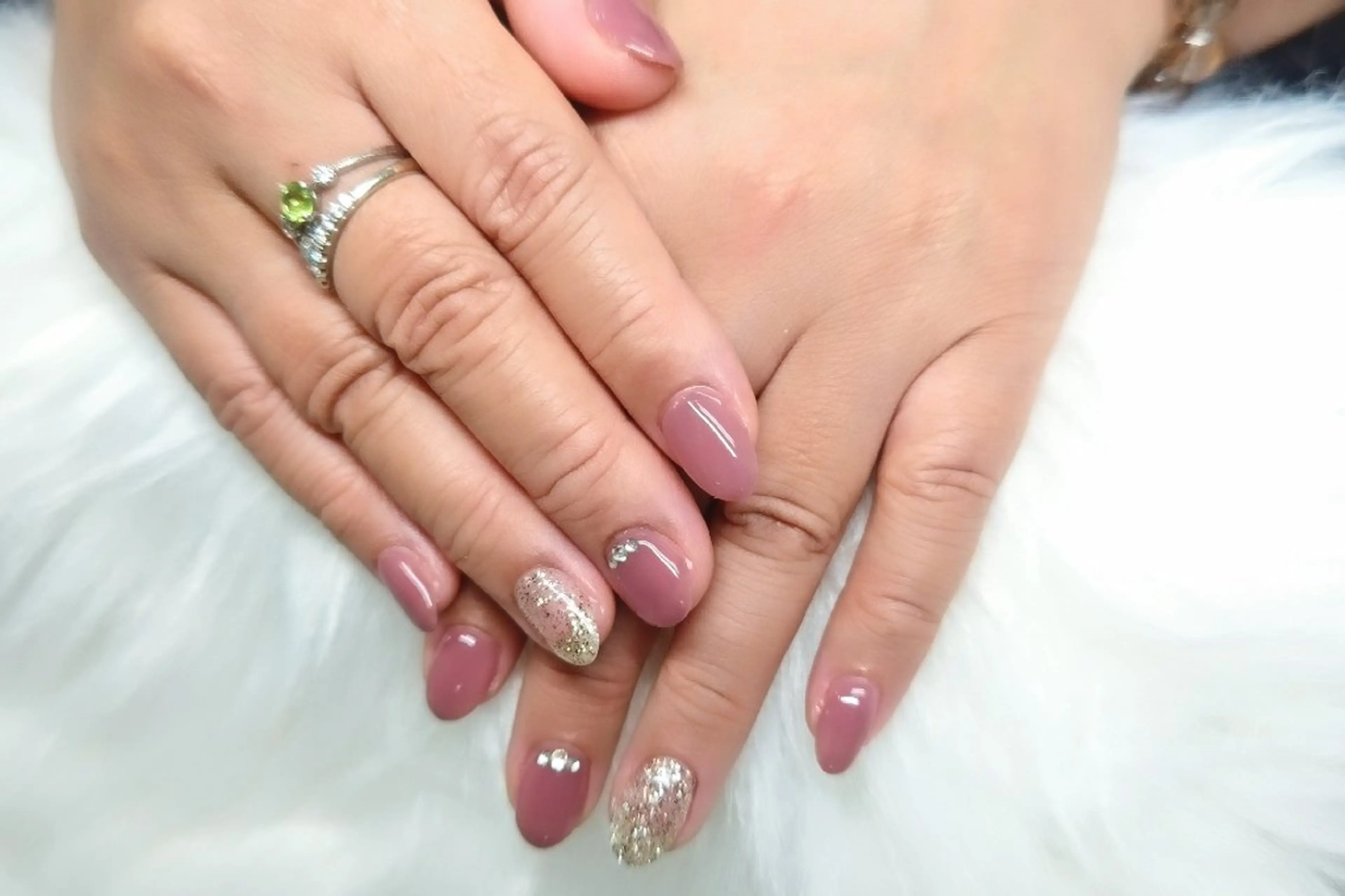 【デビュー前ネイリスト】〈hand〉💅シンプルワンカラー・オフ無しの写真