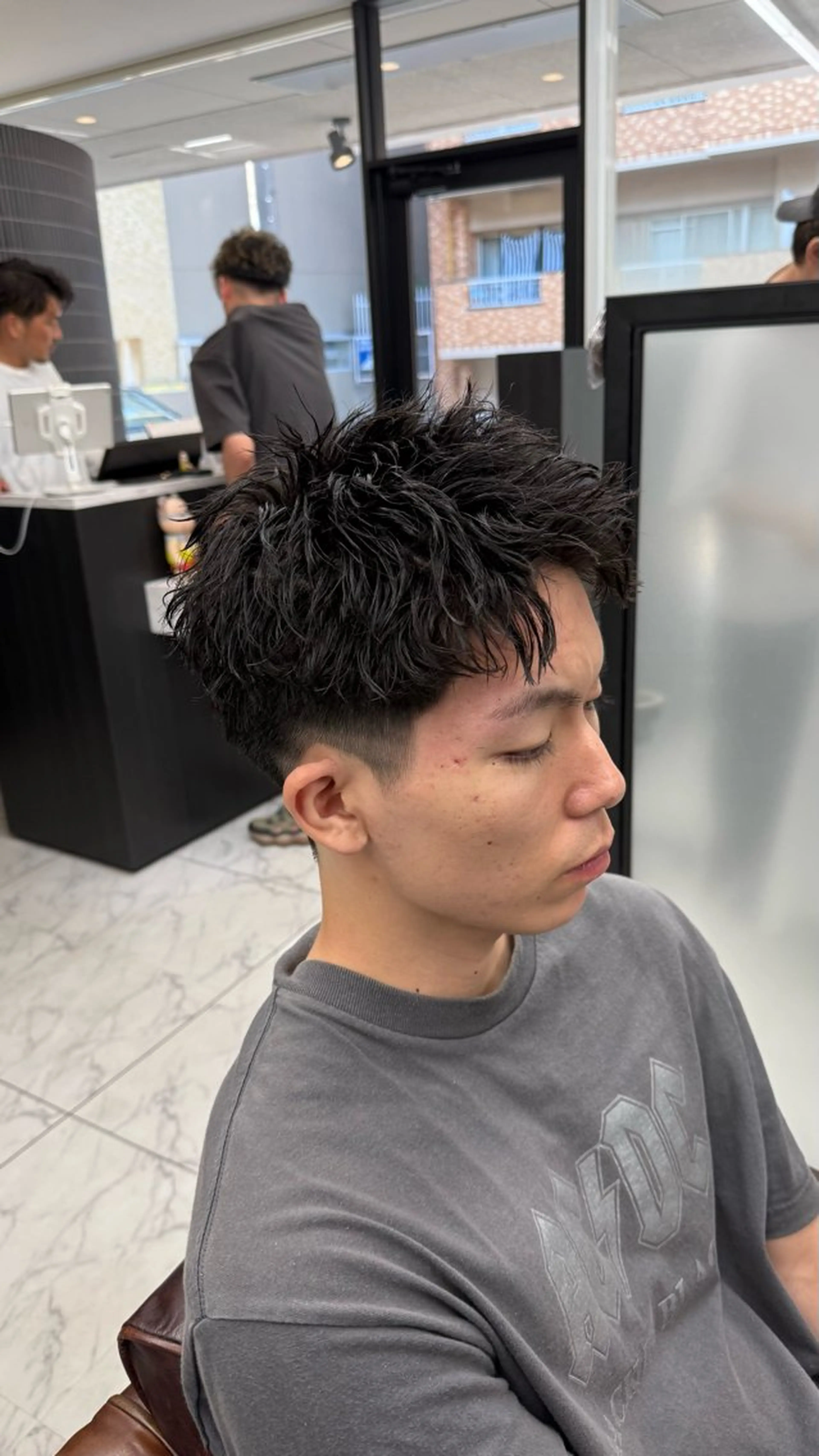 ショート パーマ メンズ メンズ専門 Ryukiのヘアスタイル