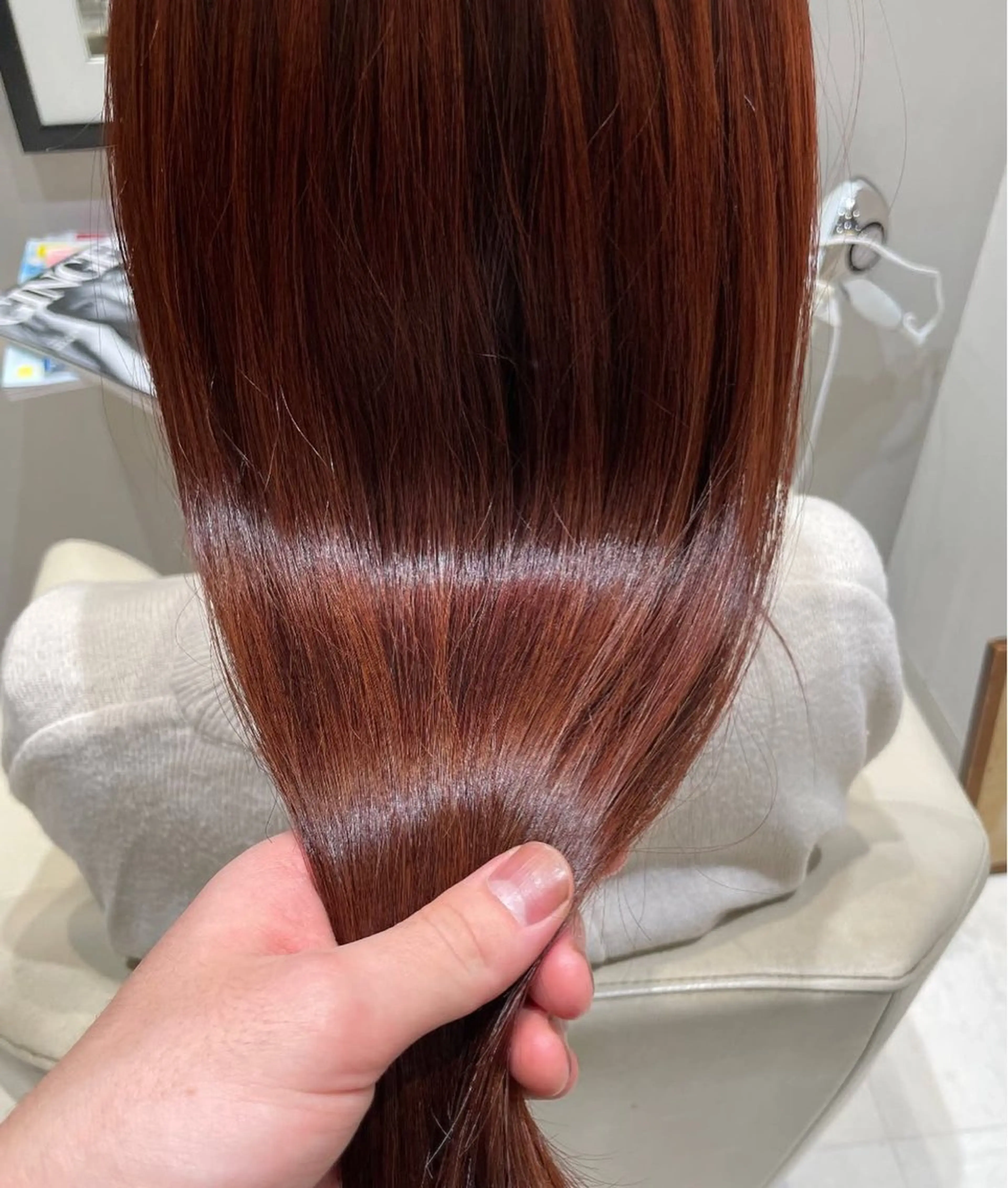 ロング カラー カット ヘアカラー トリートメント k-twoたき✨艶感 カラー/美髪矯正のヘアスタイル