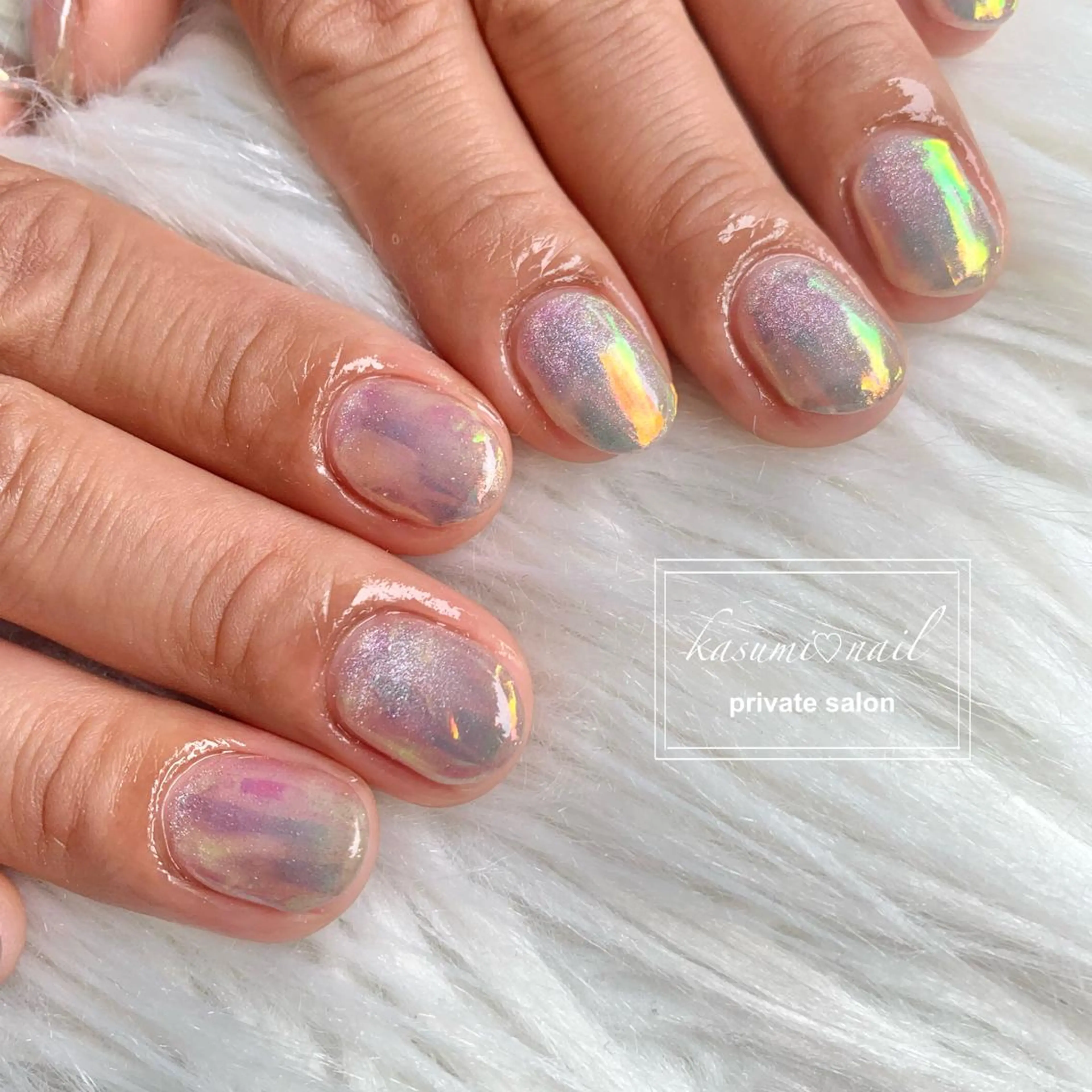 ネイル アートネイル フットネイル フレンチネイル ロングネイル マグネットネイル KASUMI♡ Nailのネイルデザイン