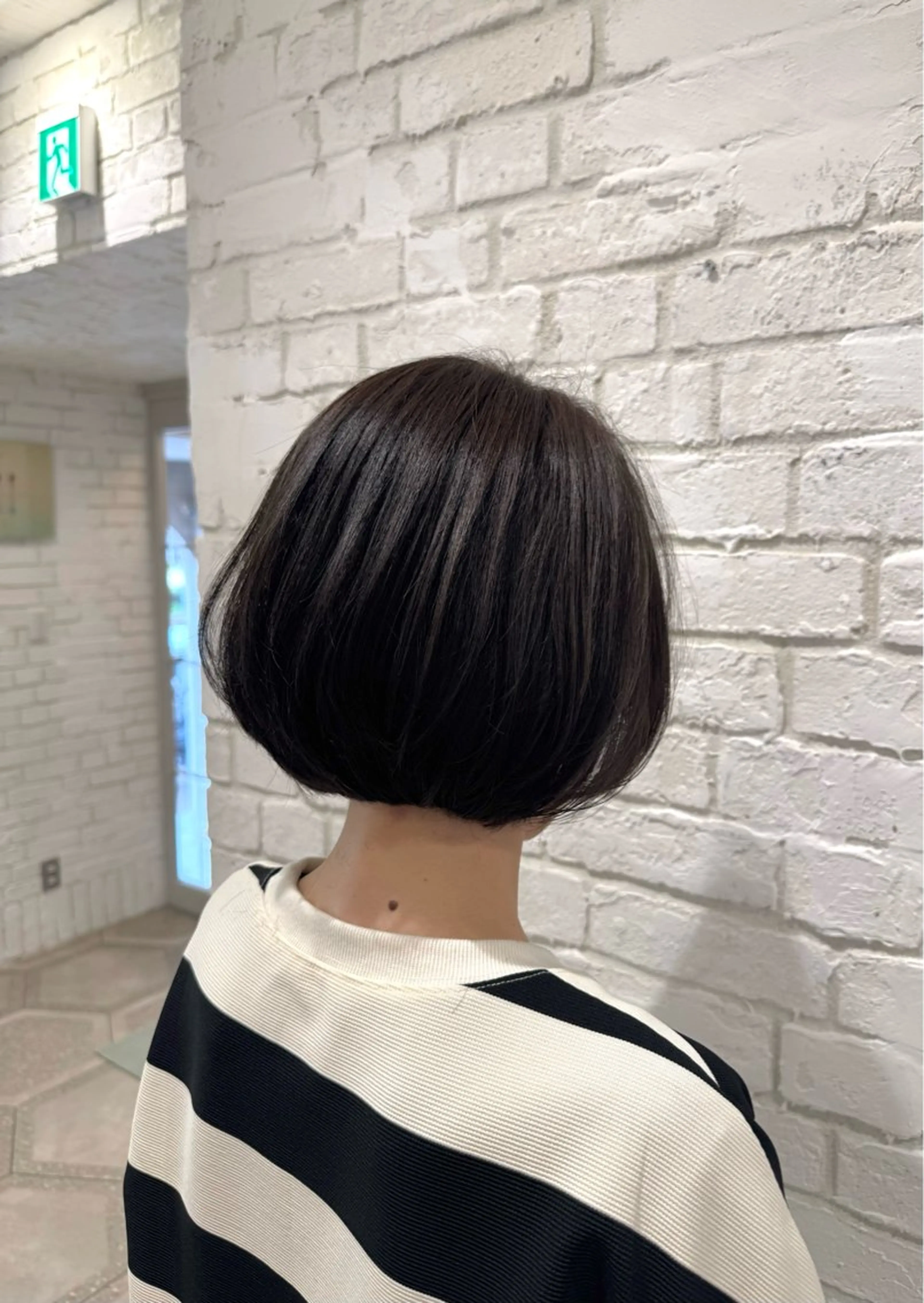 ミディアム カラー ショートボブ ボブ カット ヘアカラー Cloe 堀江店所属・堀江美容室 千晶のヘアスタイル