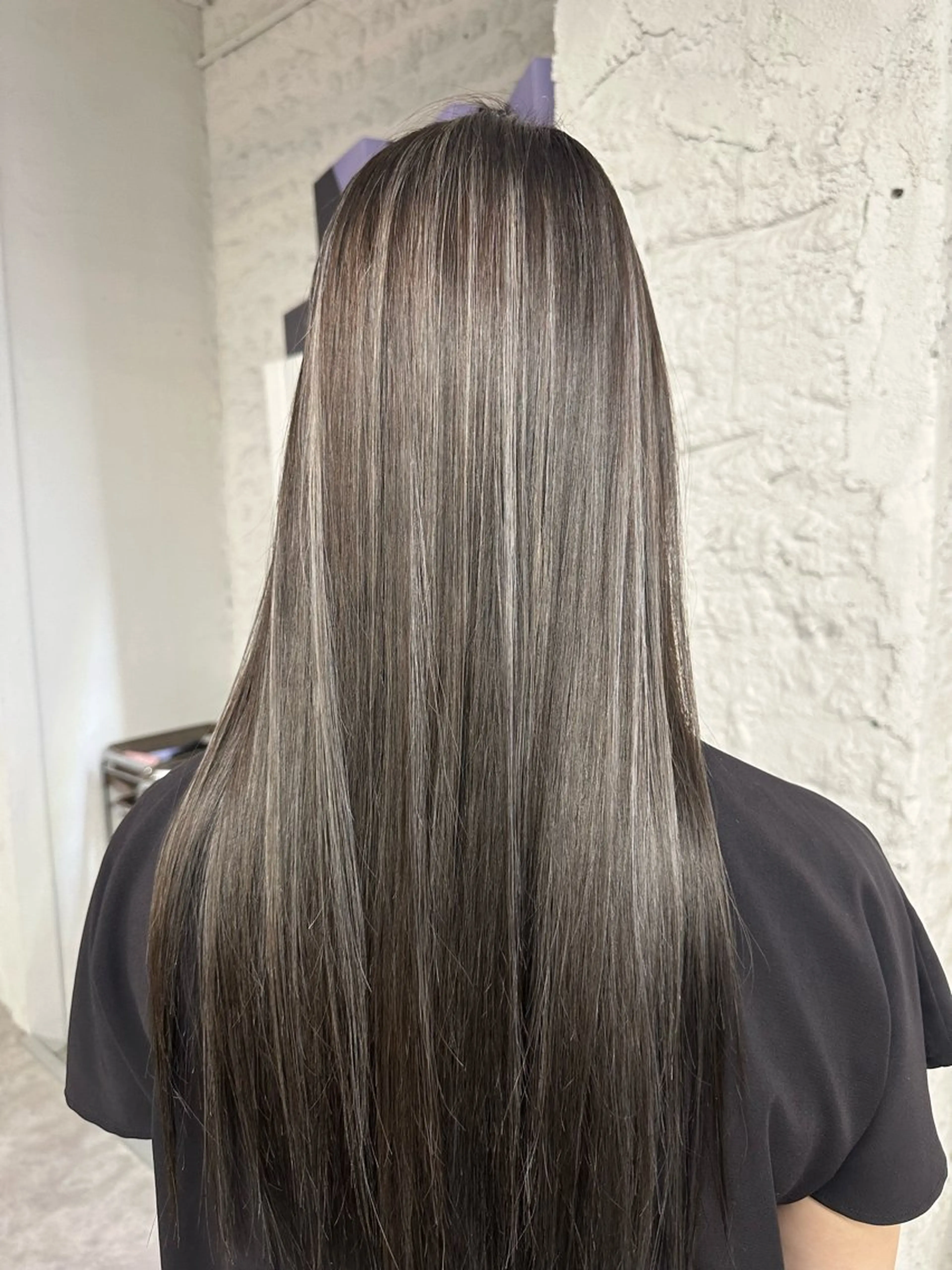 ロング カラー ヘアアレンジ ヘアカラー トリートメント 久米 治仁のヘアスタイル