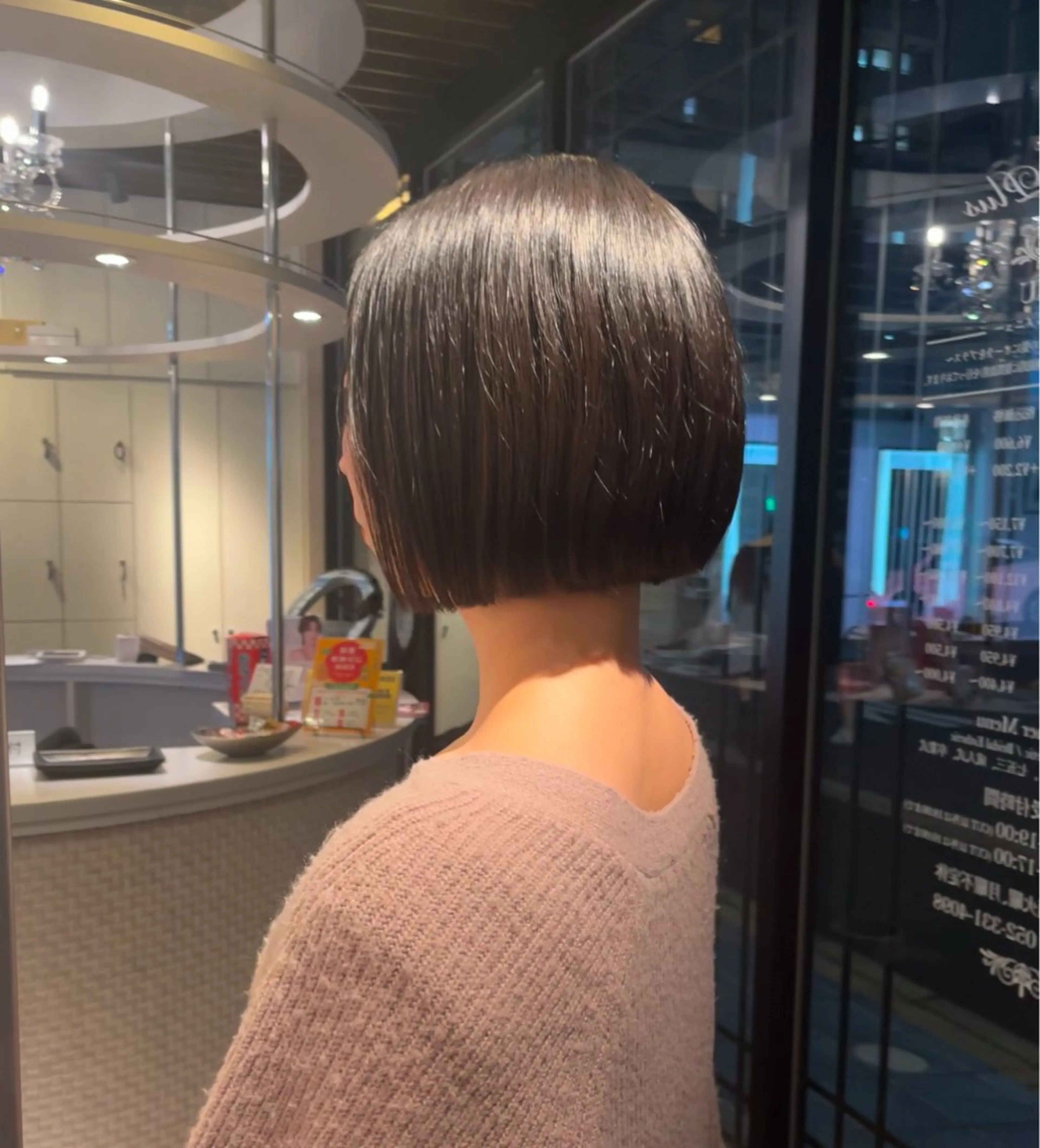 ショート ボブ カット トリートメント 山田 知佳のヘアスタイル