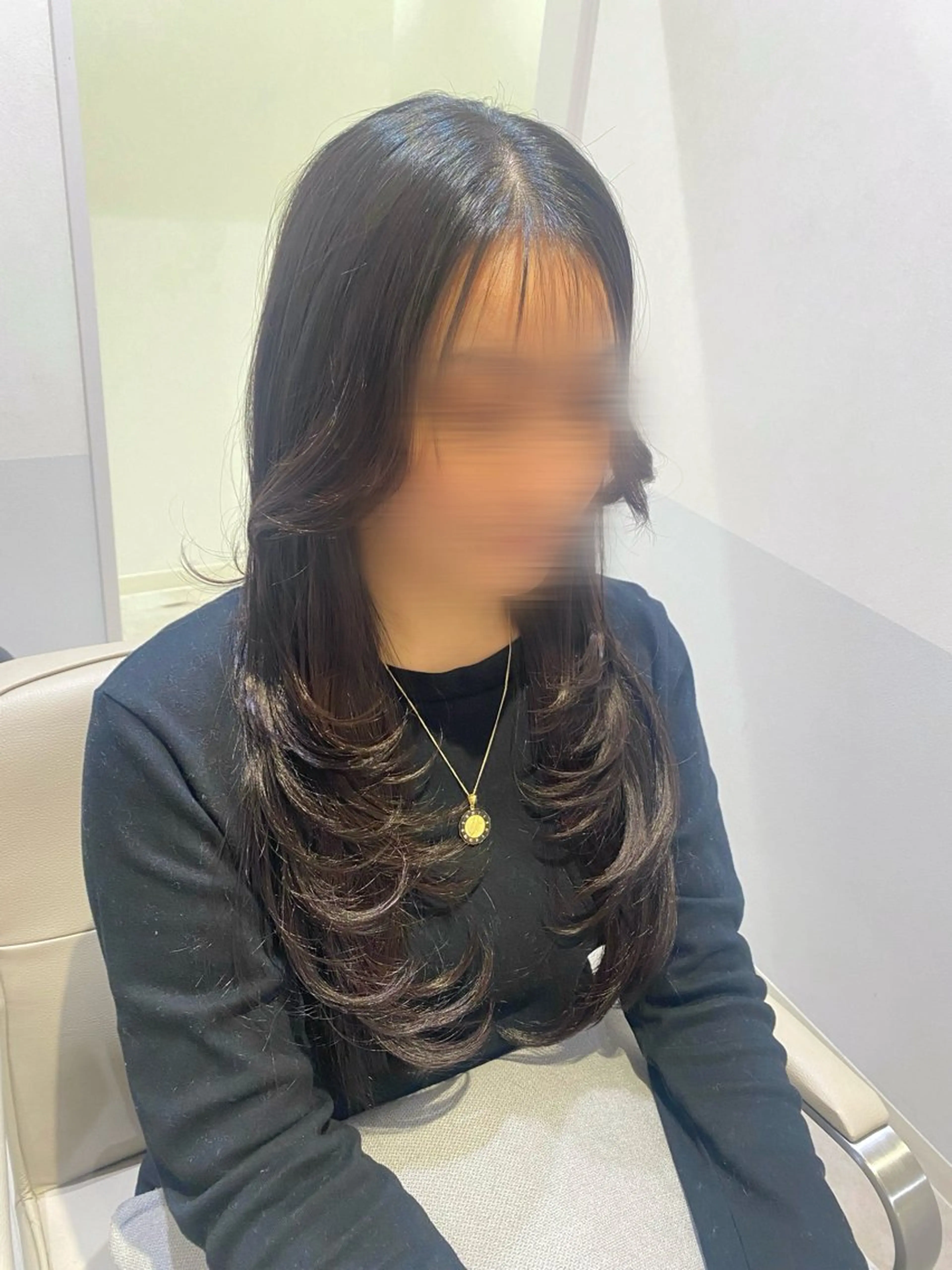 ロング 韓国風ヘア レイヤーカット 韓国ヘア・カラー 🩵SHIZUKUのヘアスタイル