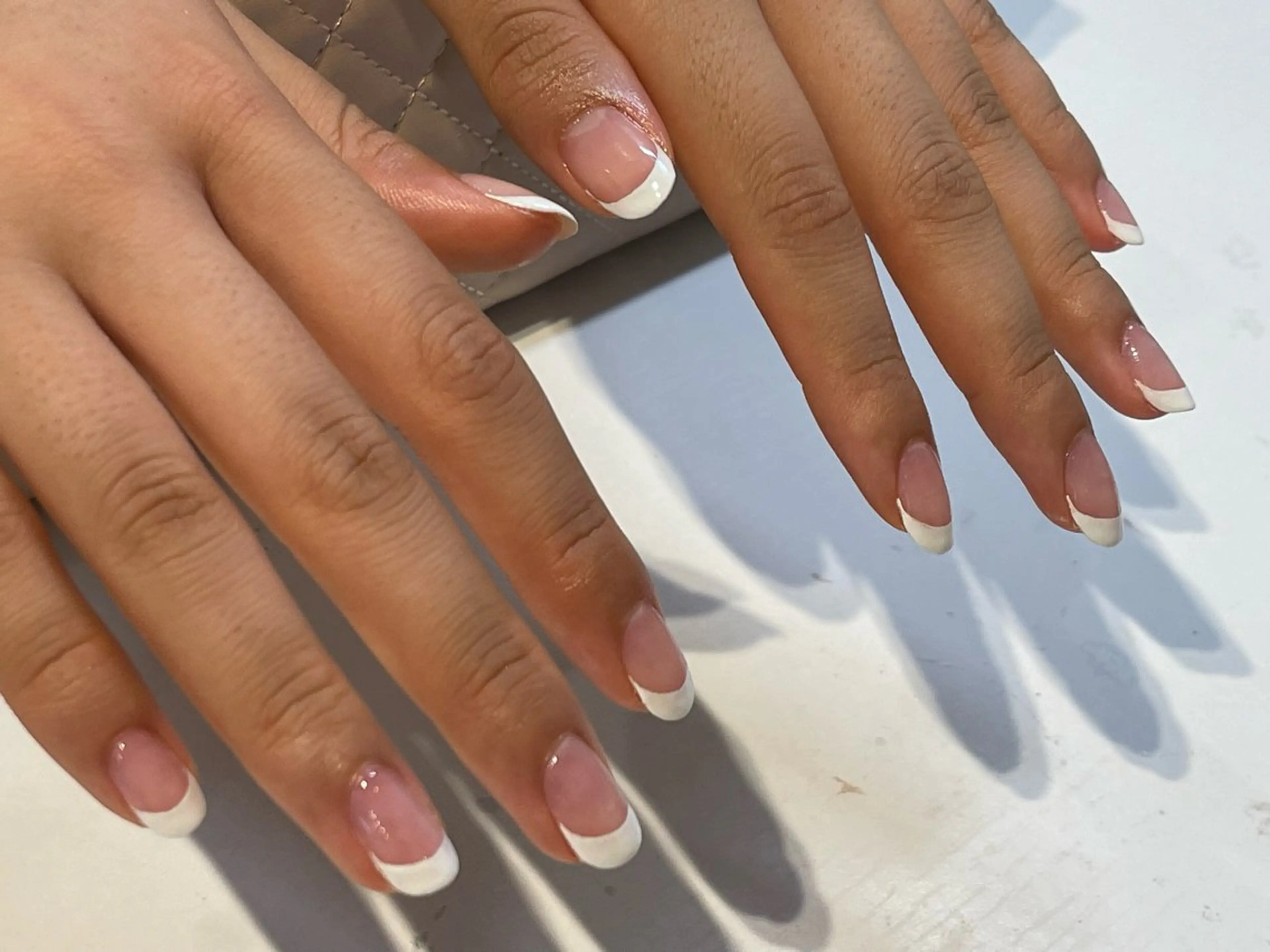 ネイル フレンチネイル オフィスネイル ブライダルネイル ホワイト i. ayakaのネイルデザイン