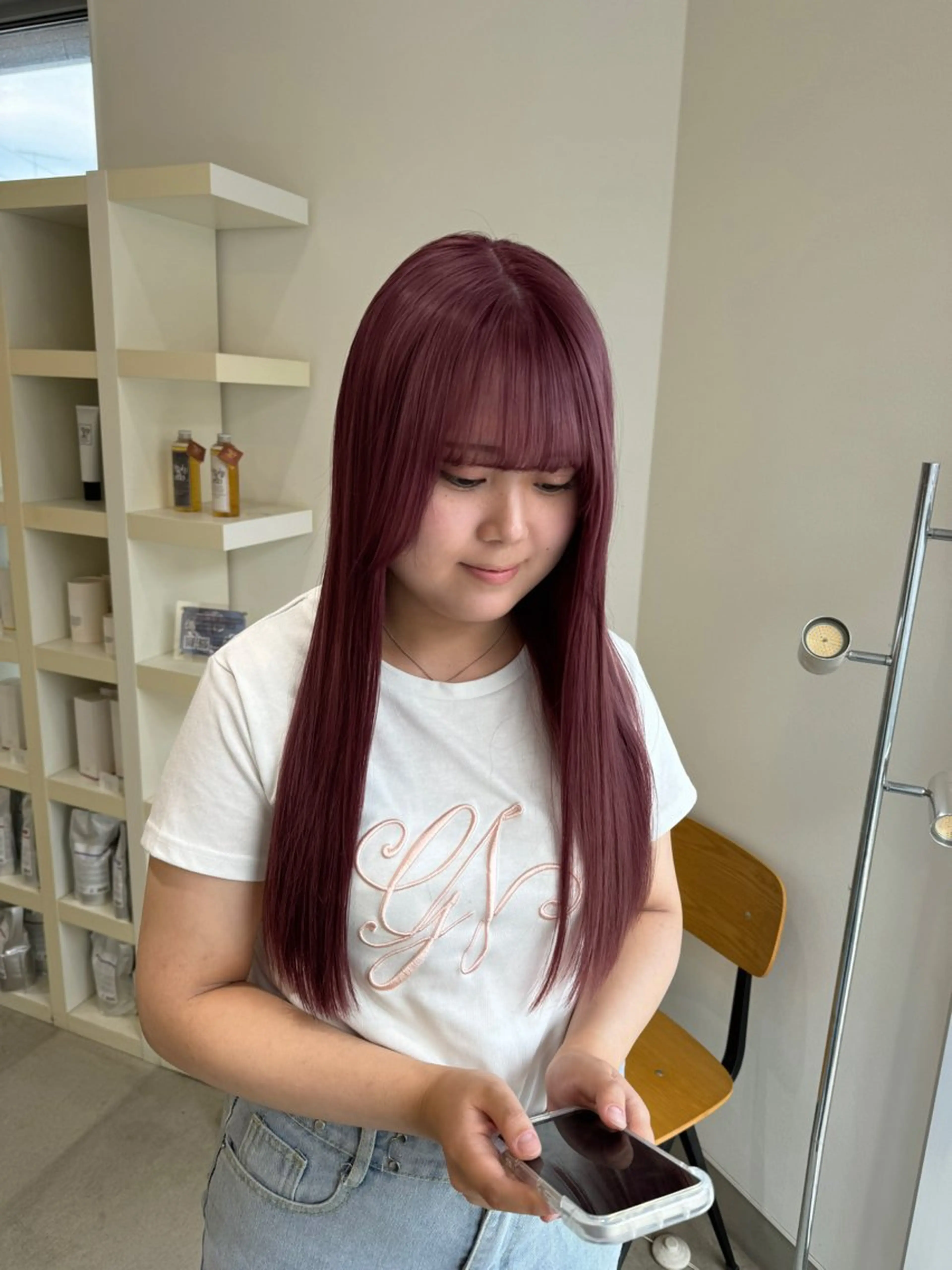 ロング カラー mir所属・堀越 美羽のヘアスタイル