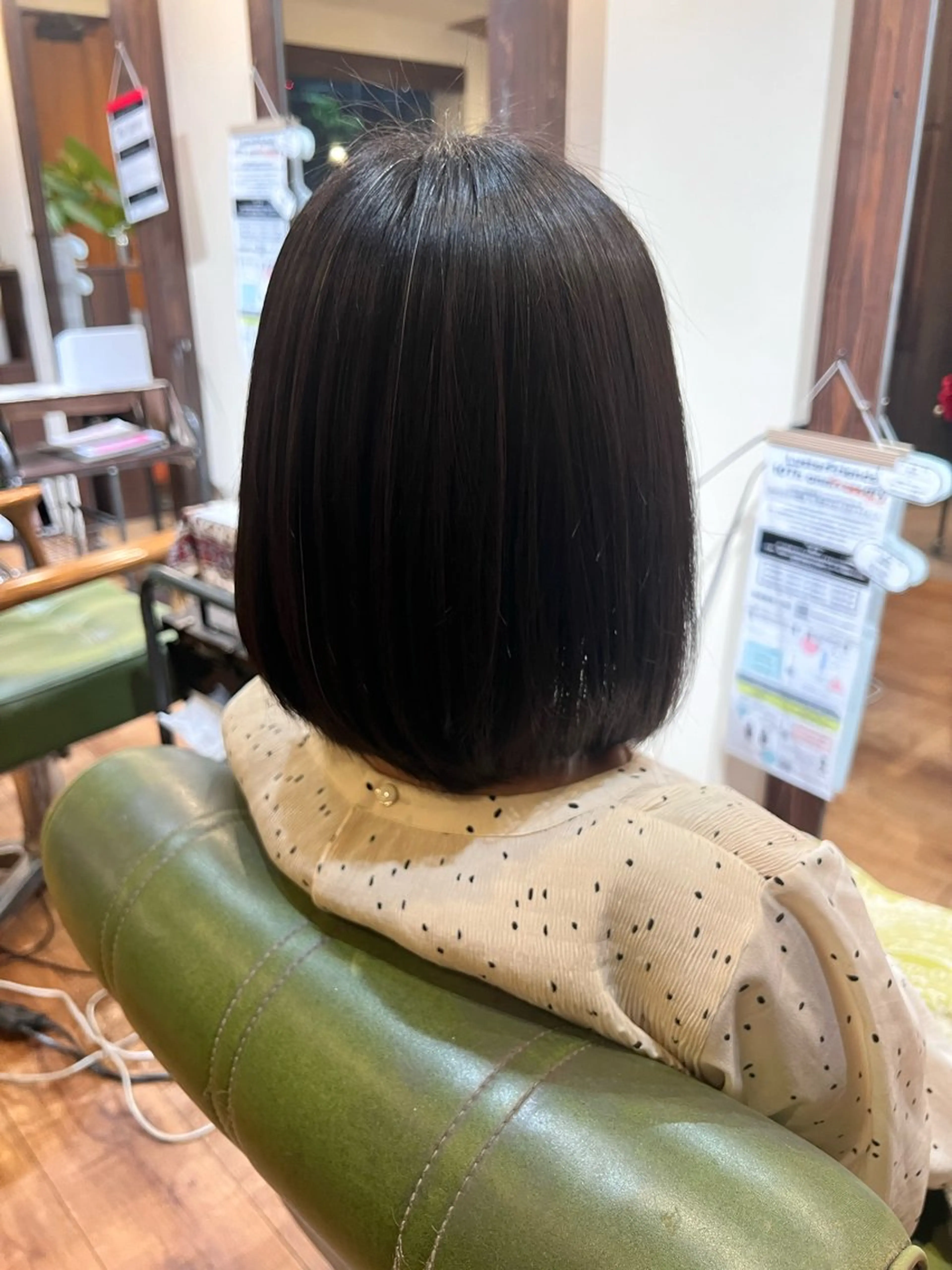 ミディアム 酸性ストレート 縮毛矯正 Luster Friends所属・まゆ/髪質改善 ストレート/スパ🫧のヘアスタイル