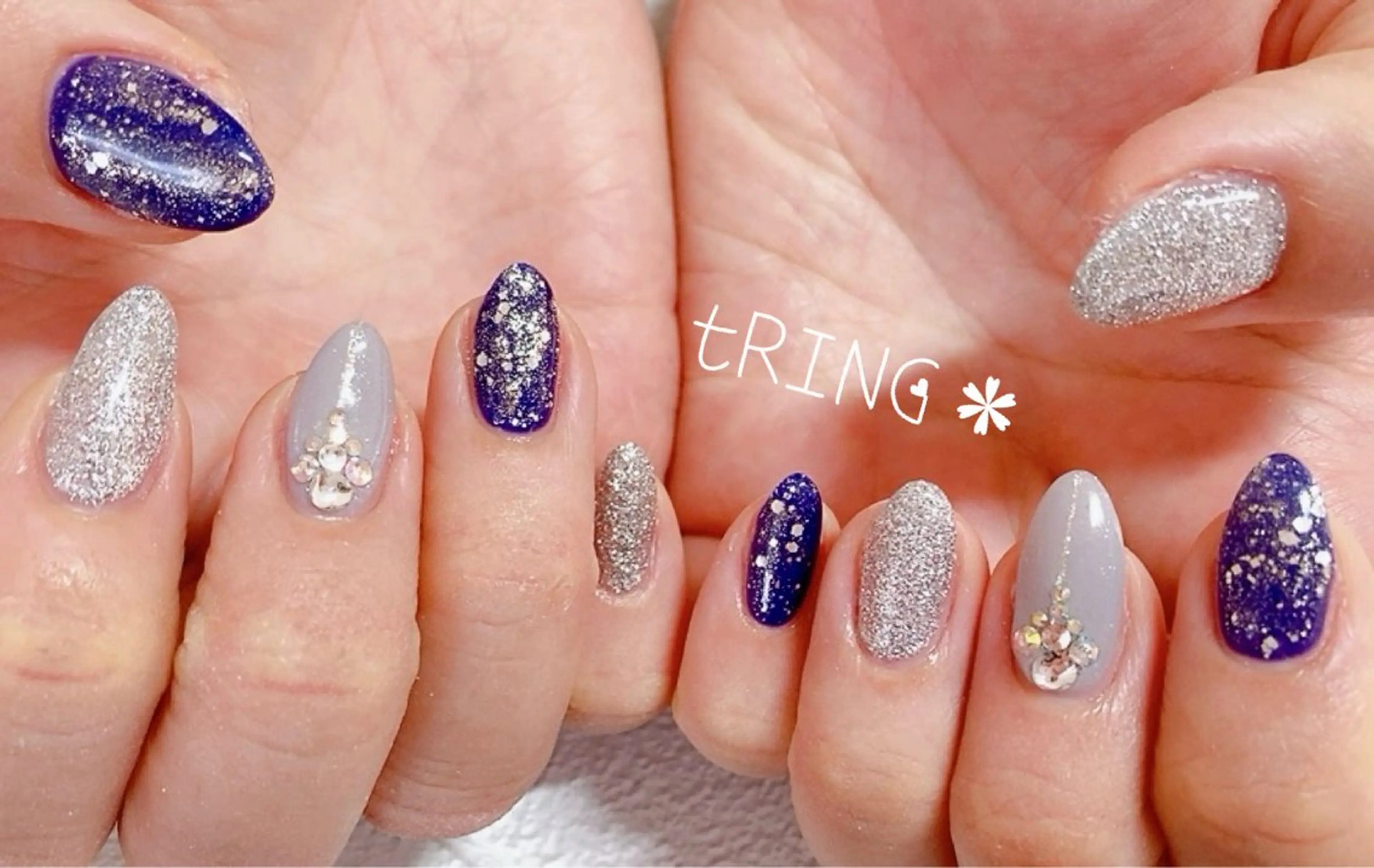 ネイル ハンドネイル tRING* しいの木台のネイルデザイン
