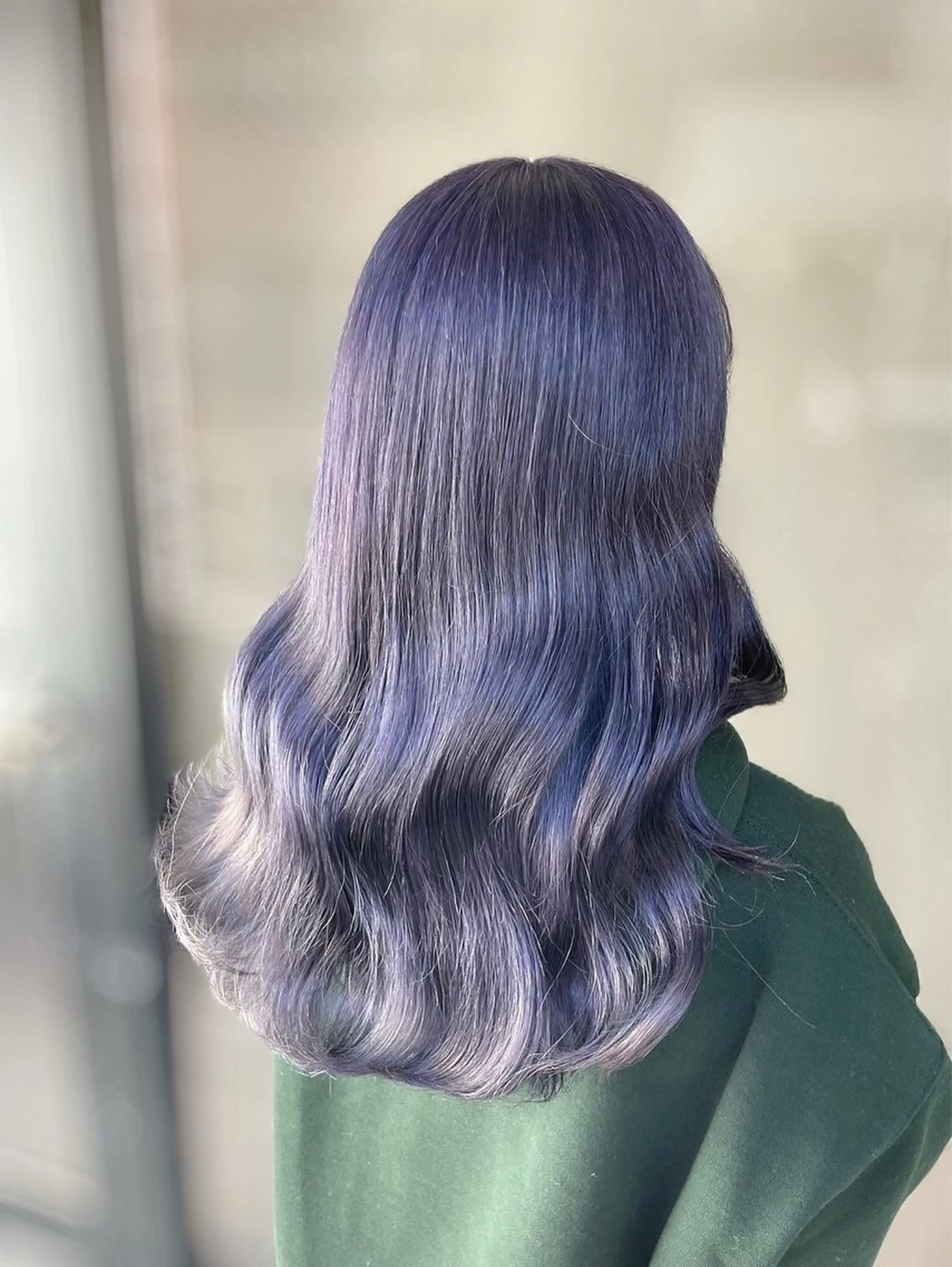 カラー 韓国風レイヤー透明感 艶髪カラー/岡田悠希のヘアスタイル