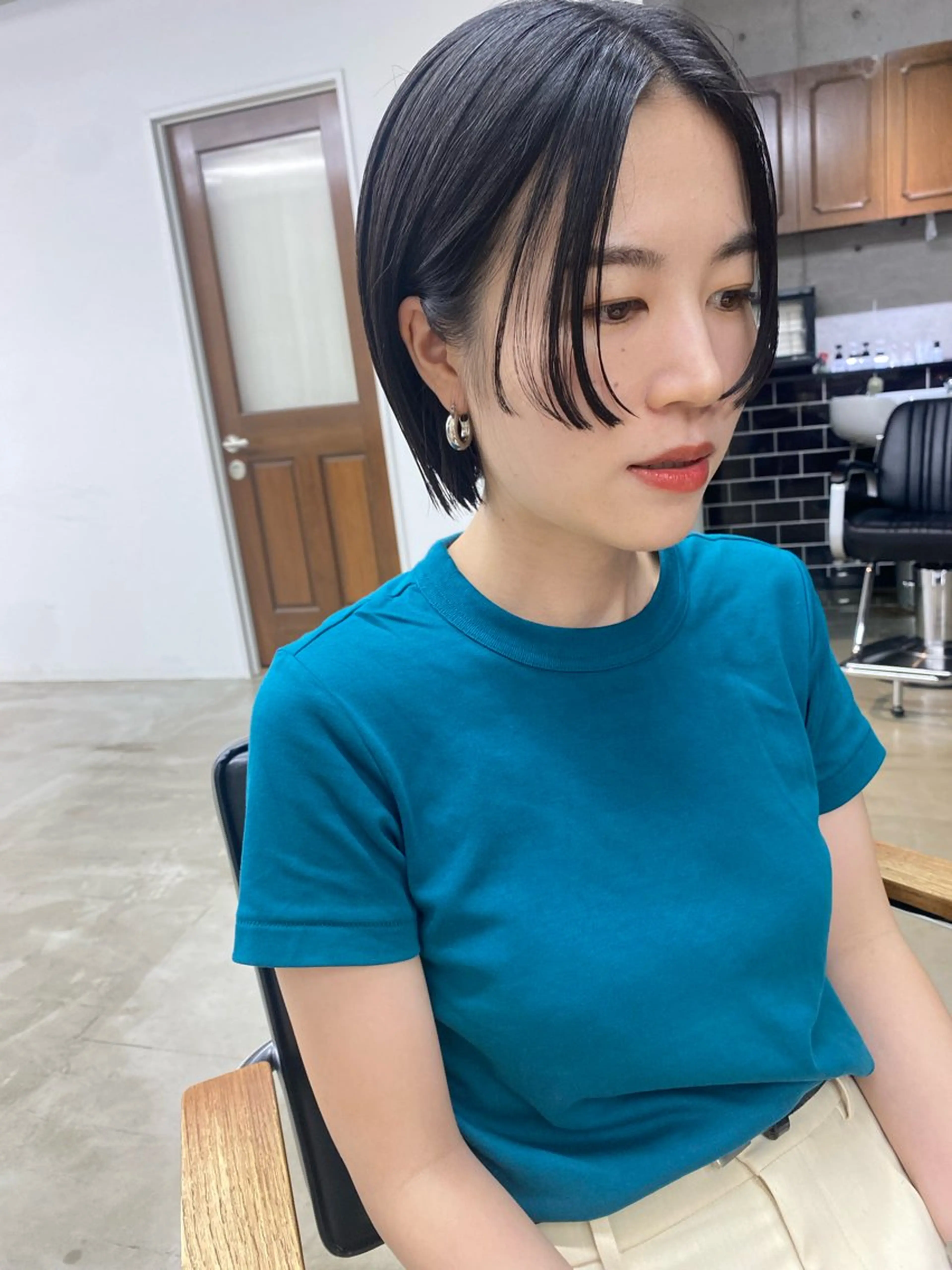 ショート ヘアアレンジ ボブ レイヤーカット son hair HIROEのヘアスタイル