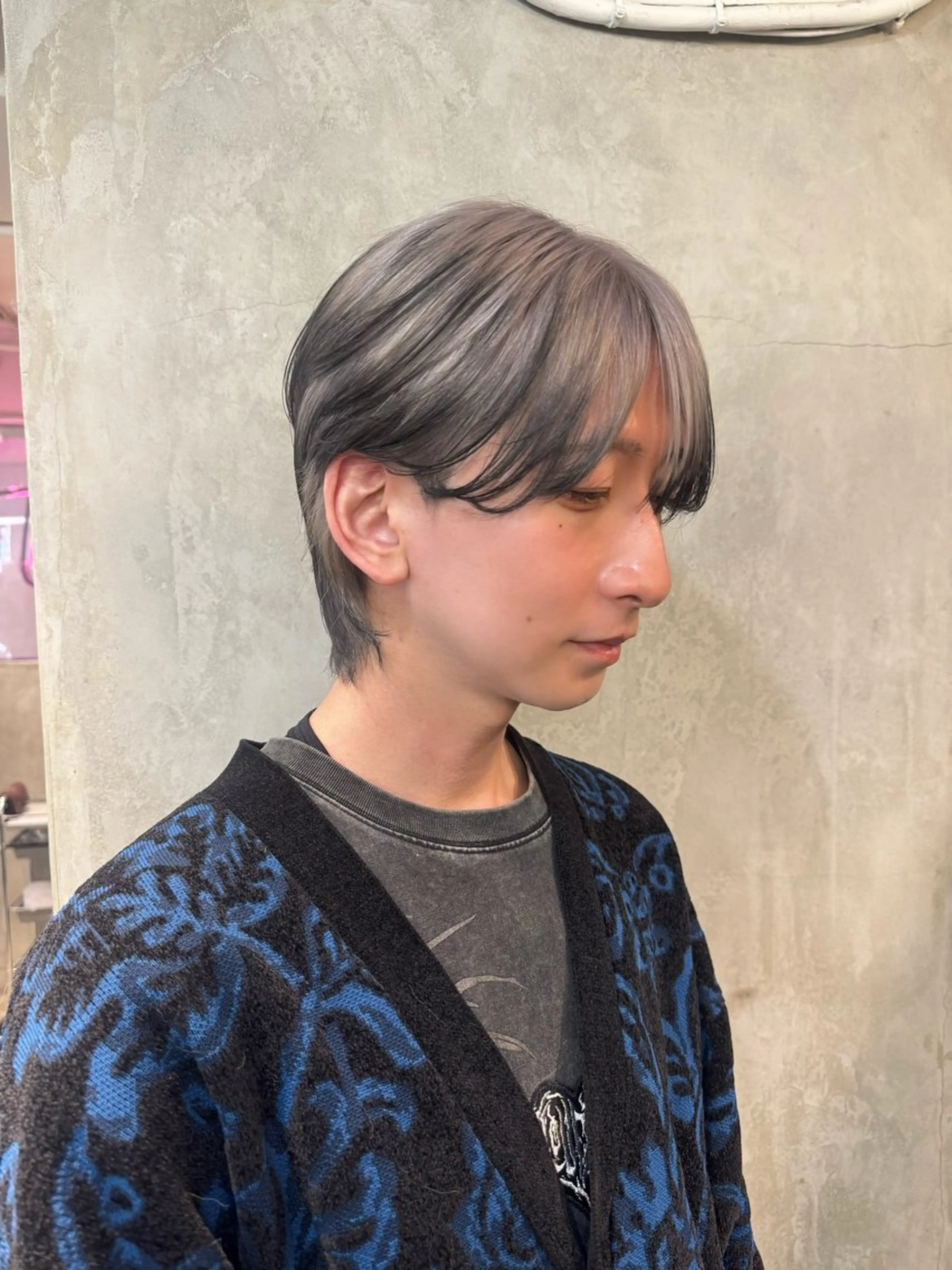 カラー メンズ ヘアカラー トリートメント ヘアセット ☪ ‎ハイトーン信者 ☪️yumeka🪩のヘアスタイル