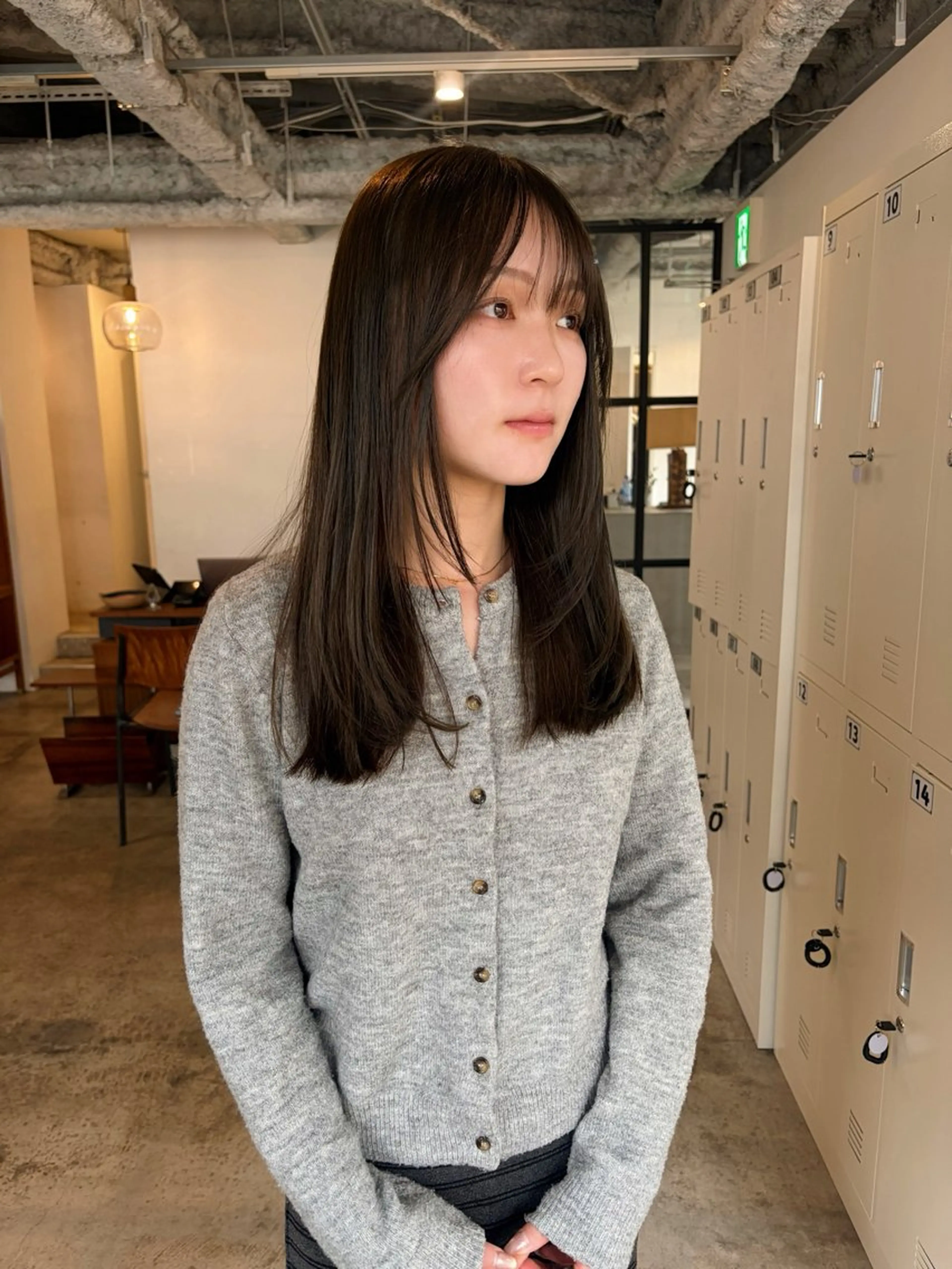 セミロング ヘアカラー 🧣misaki 🧣のヘアスタイル