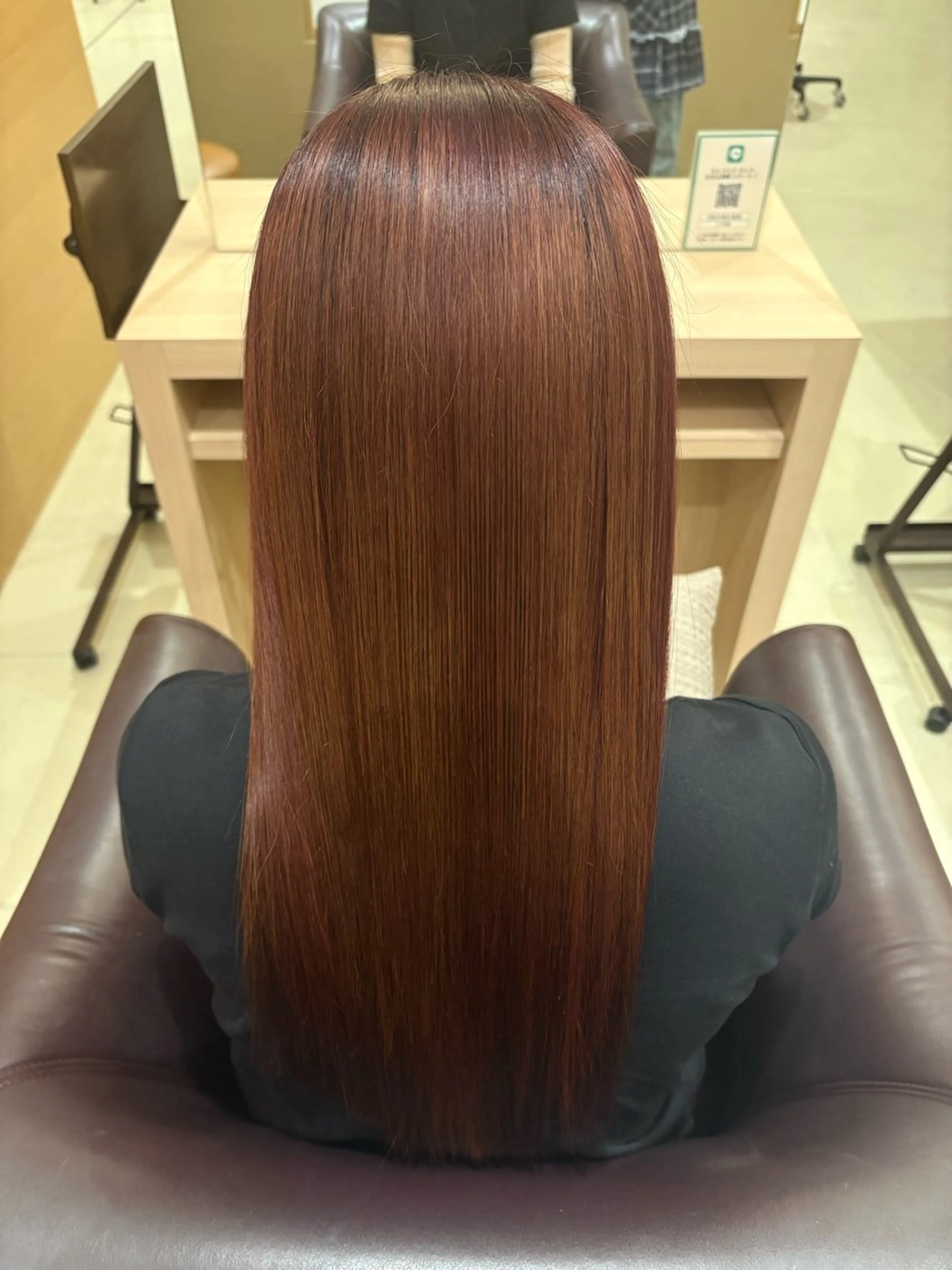 ロング カラー ピンクカラー ヘアカラー 寺岡 美結希のヘアスタイル
