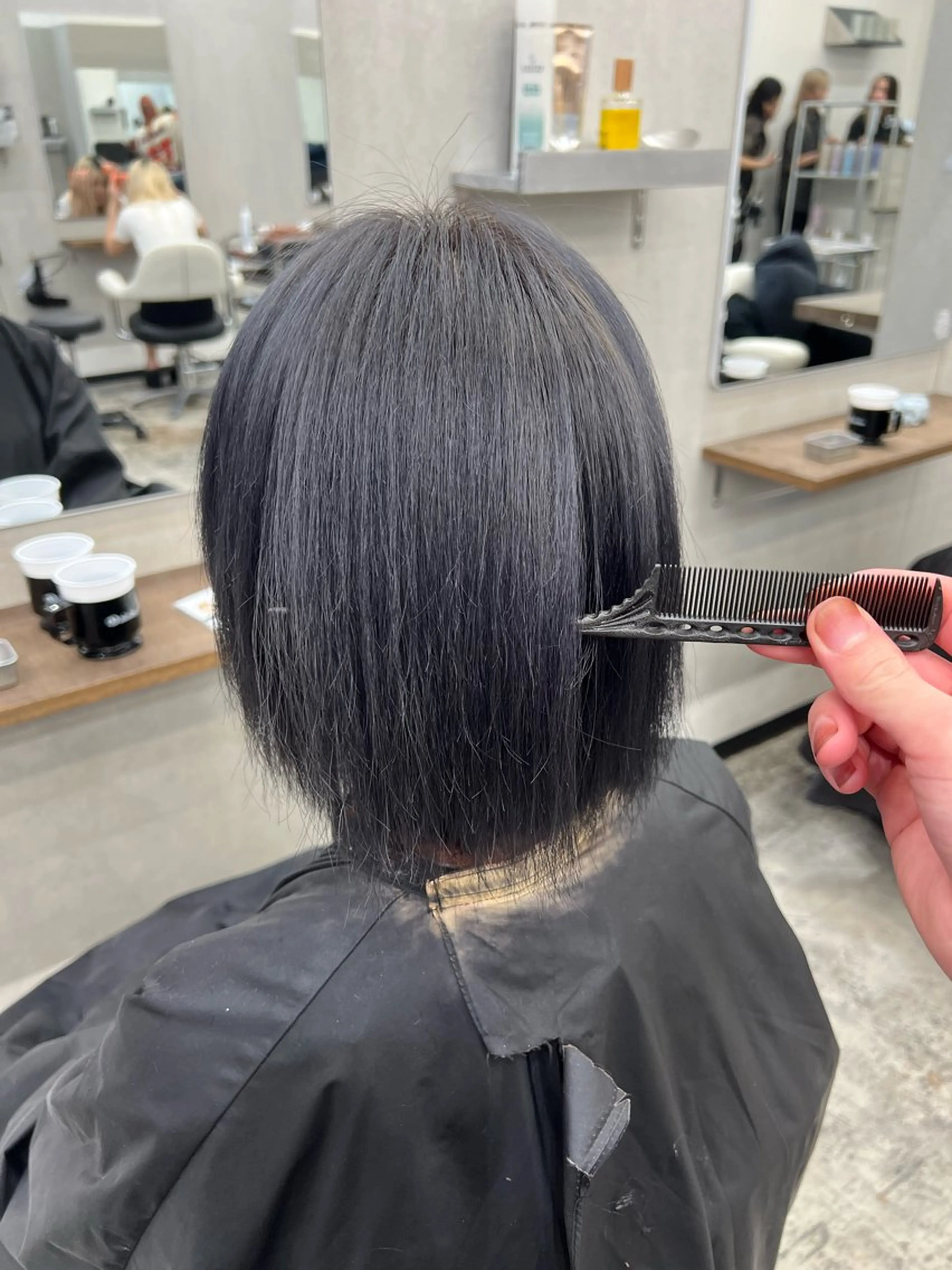 ショート カラー 縮毛矯正 ハイトーン/ウルフ/ ボブ/増田のヘアスタイル