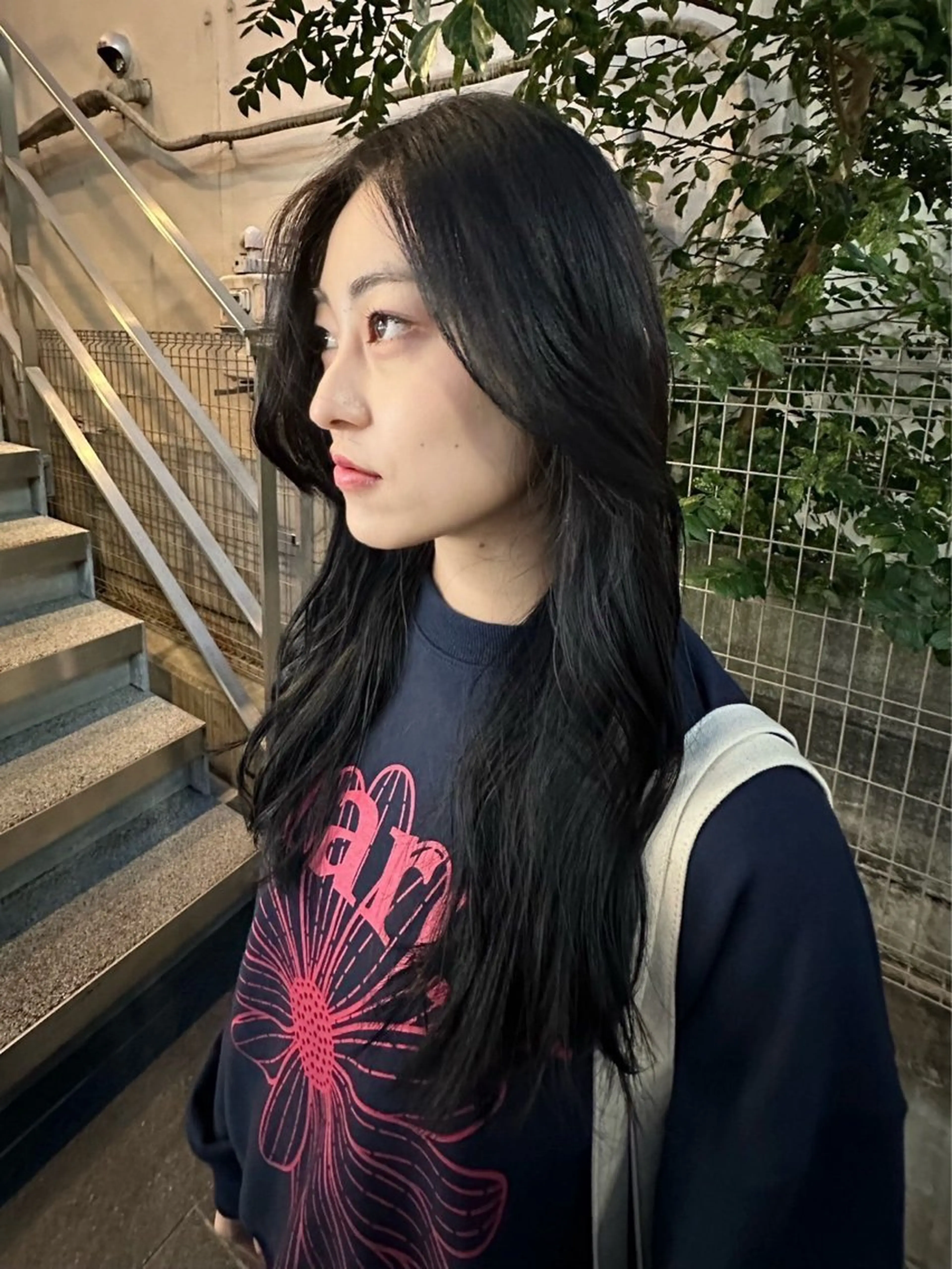 ロング カラー HANAME 原宿美容室のヘアスタイル