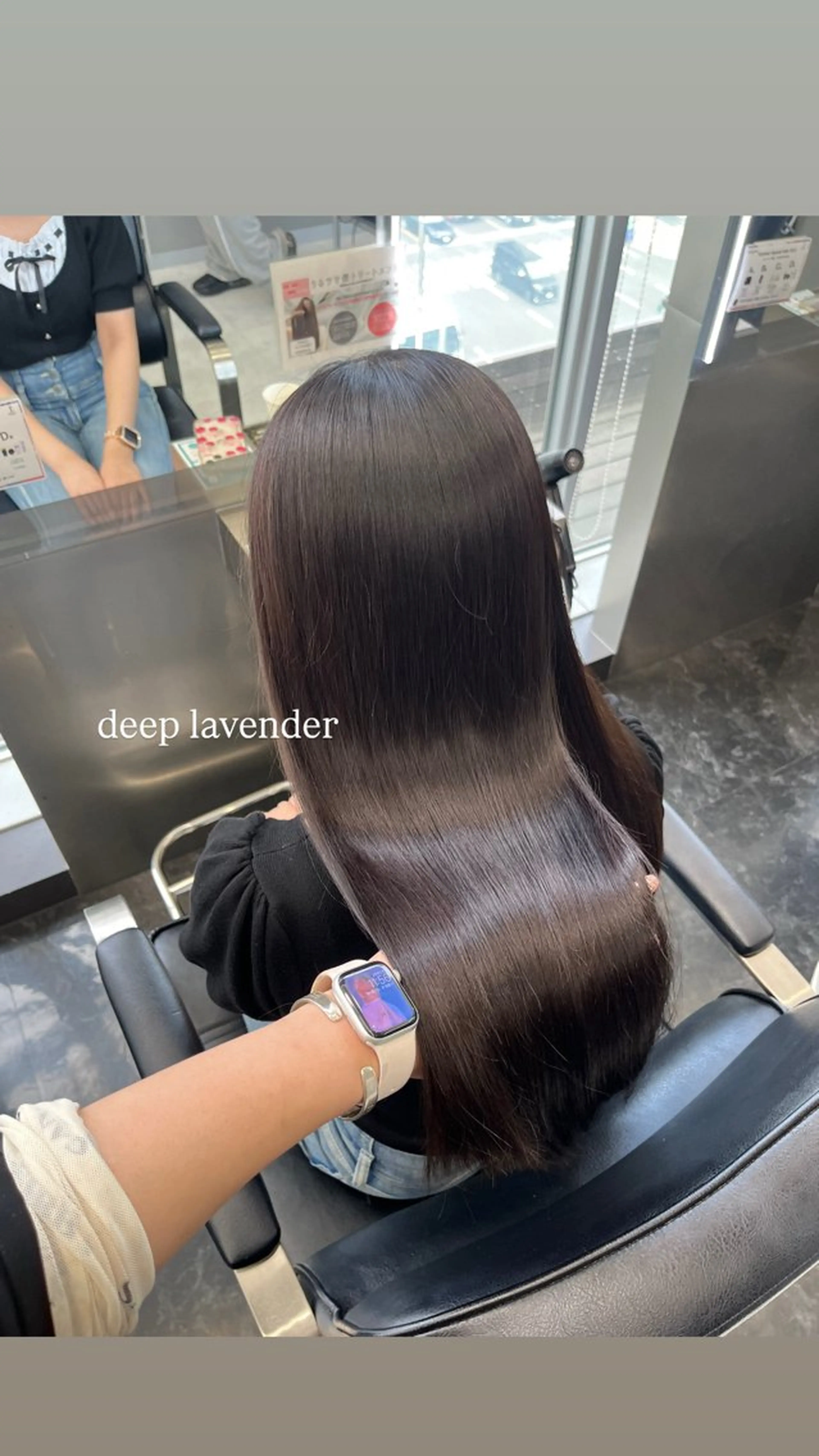 セミロング カラー ヘアアレンジ カット ヘアカラー トリートメント ヘアセット ハイトーン/透明感 髪質改善/rinaのヘアスタイル