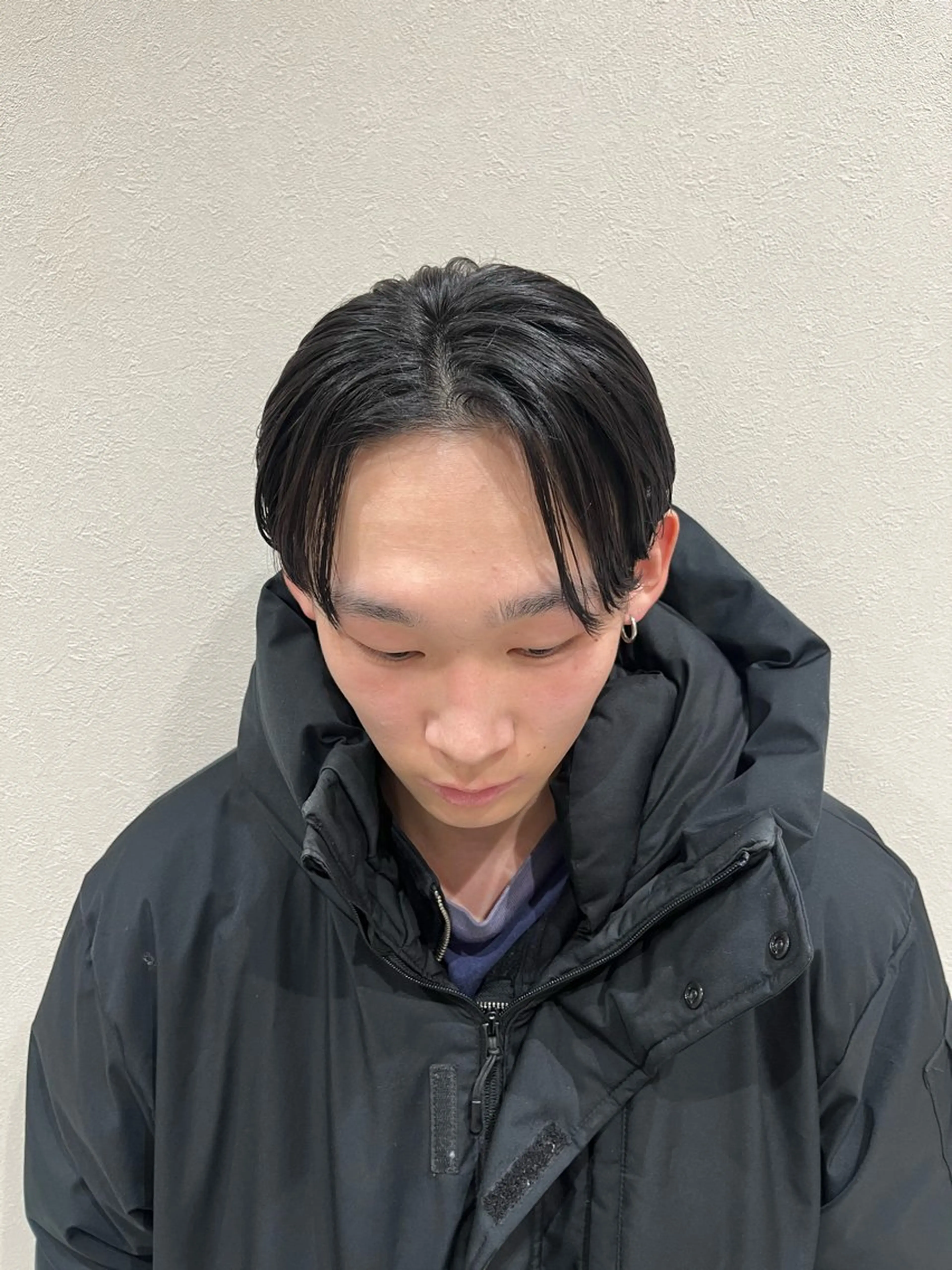 ロング パーマ メンズ 縮毛矯正 カット 縮毛矯正 Ken 縮毛矯正/韓国風ヘアのヘアスタイル