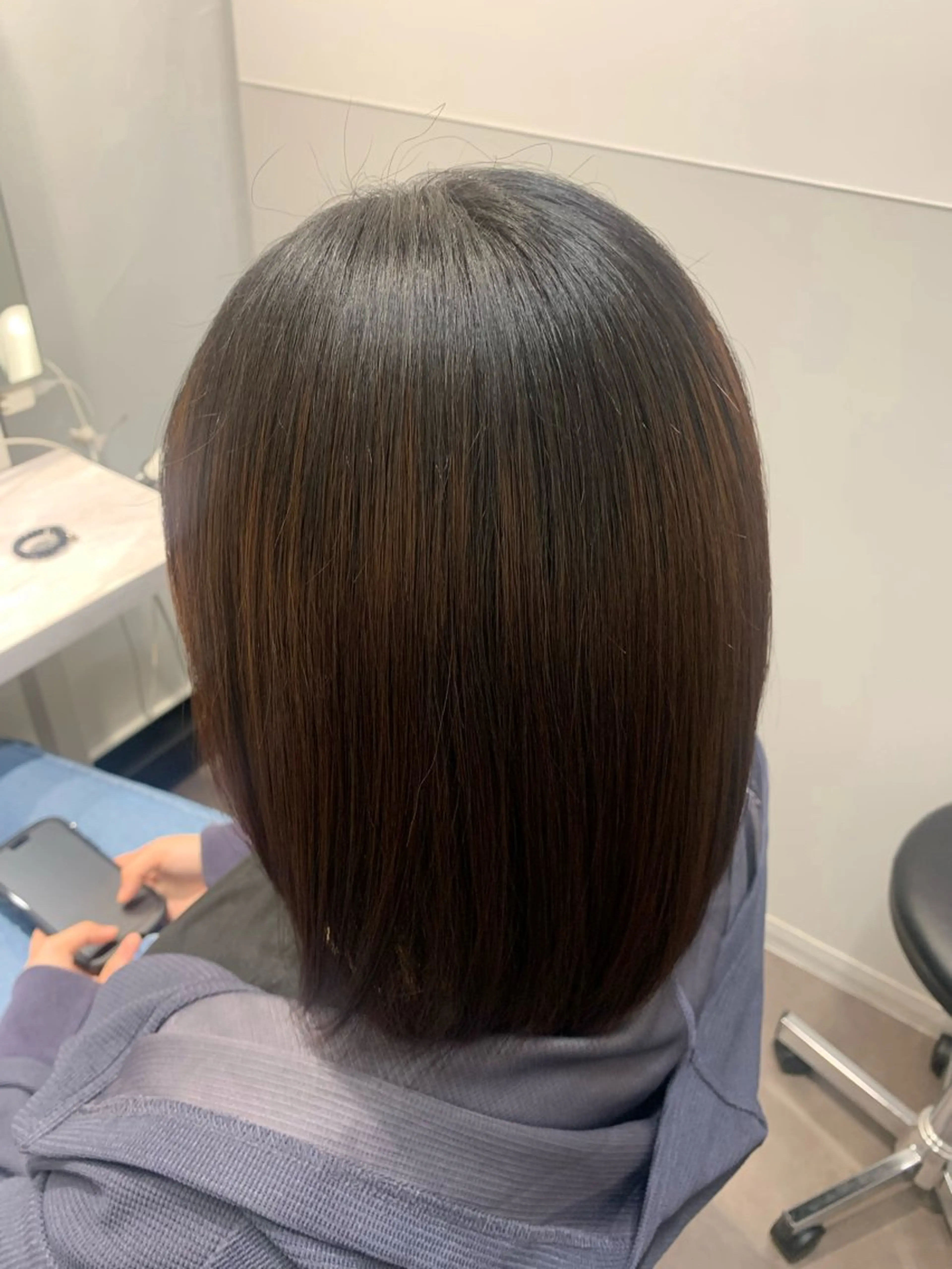 ミディアム トリートメント 松田 啓志のヘアスタイル