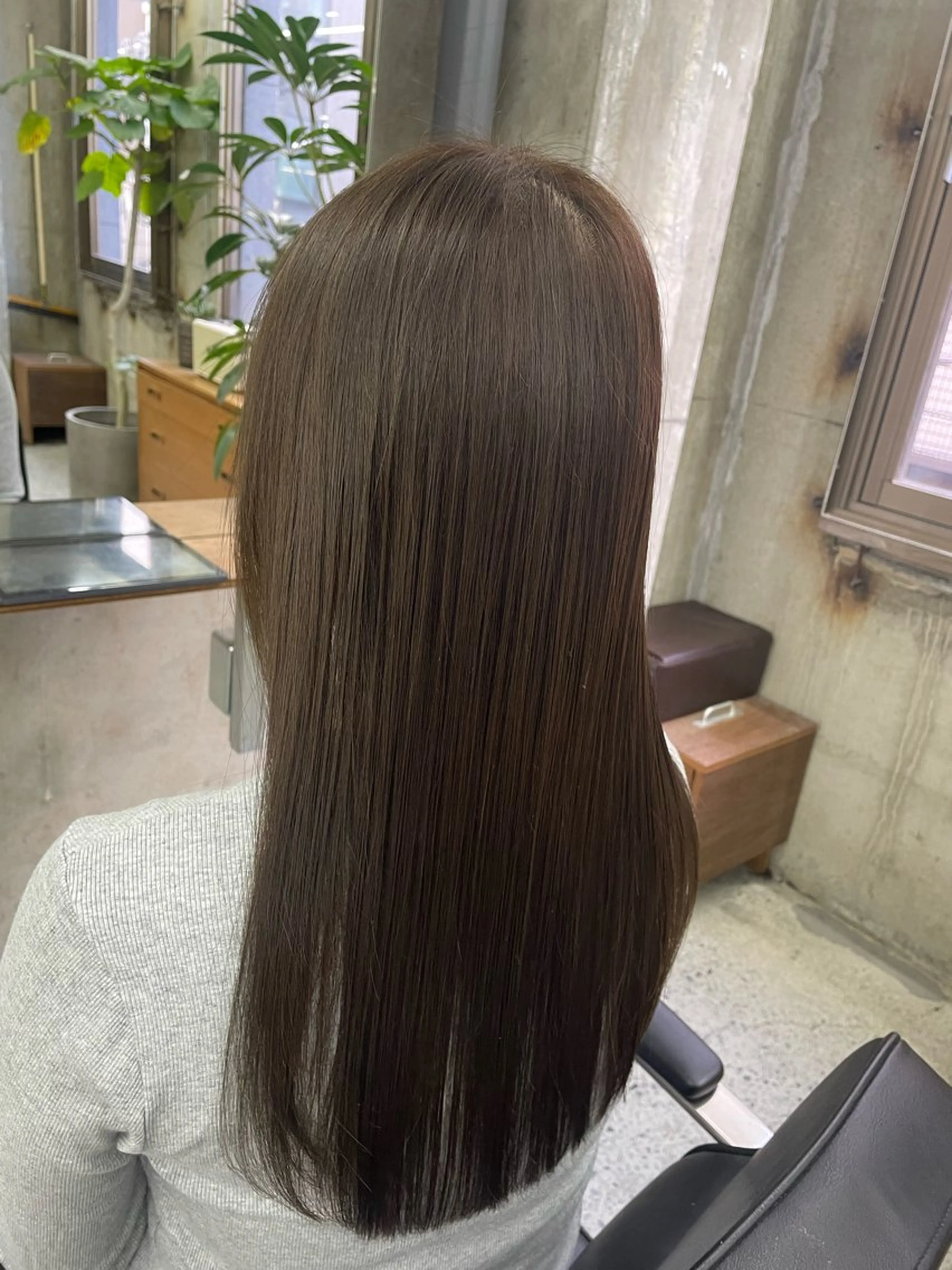 セミロング カット 縮毛矯正 Land.所属・【透明感ツヤカラー】 三浦寛之のヘアスタイル