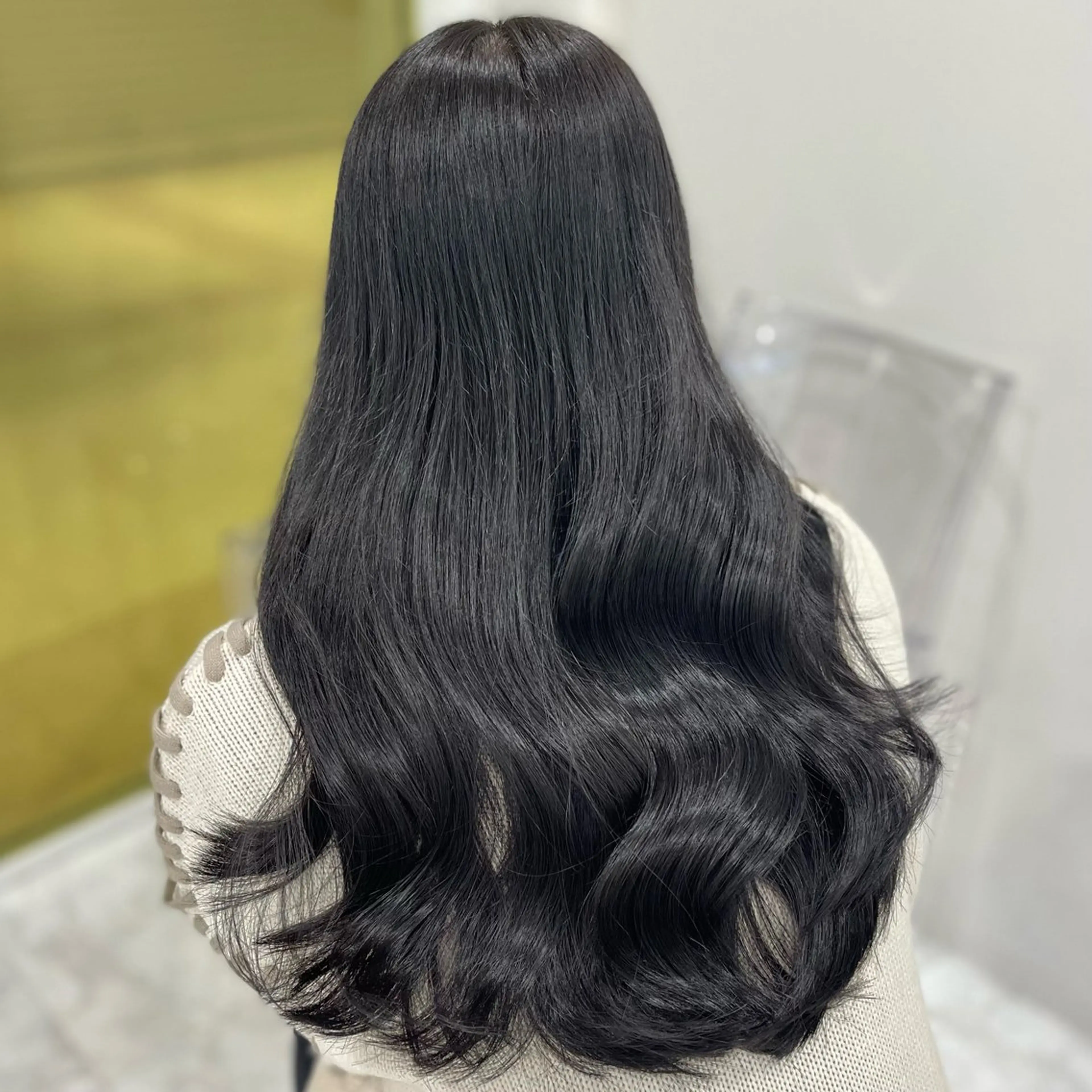 セミロング カラー 🎀🧁ダメージレス 艶髪カラー🧁🎀のヘアスタイル