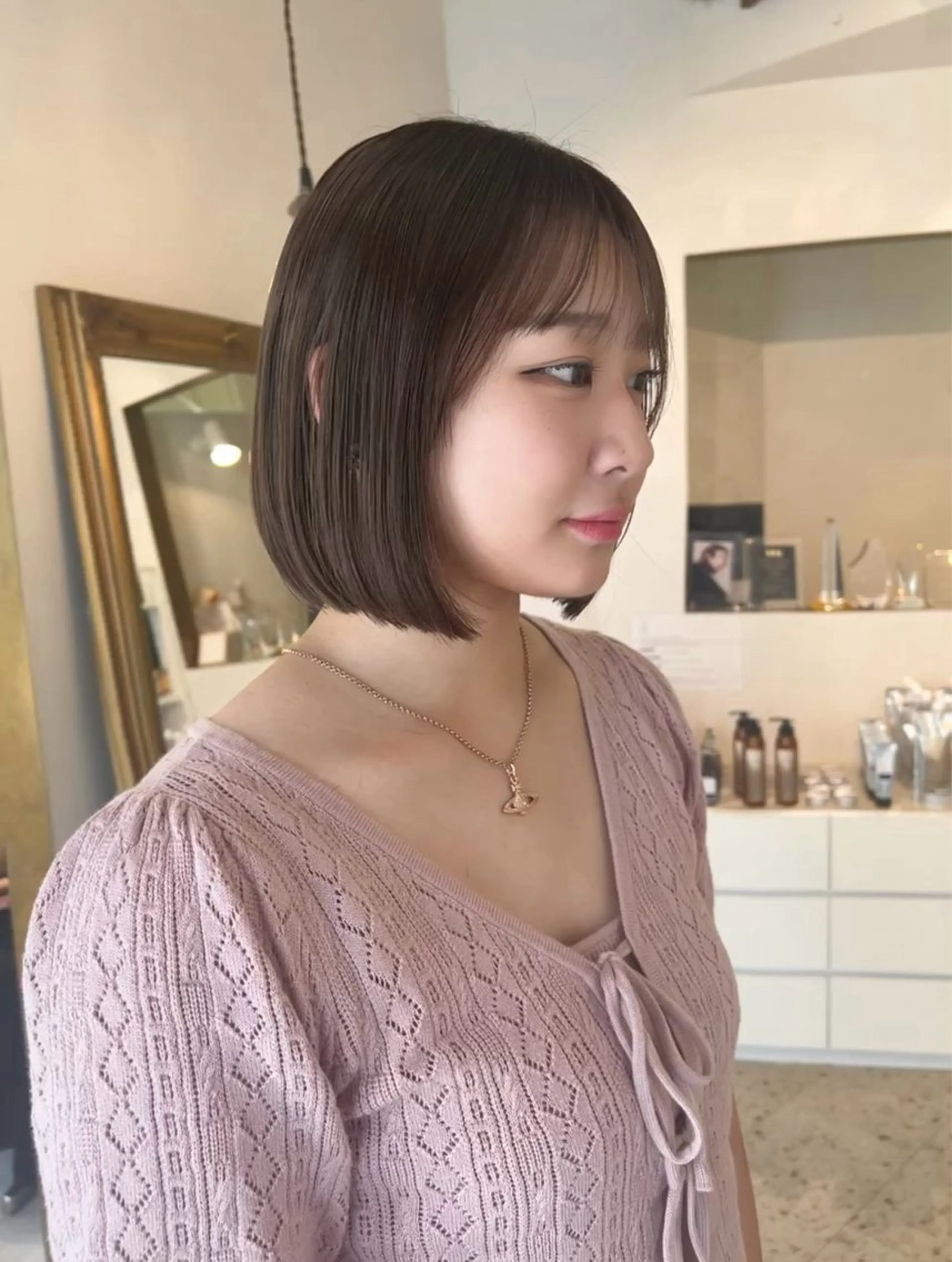 ショート カット ヘアカラー トリートメント haruka /透明感カラーのヘアスタイル