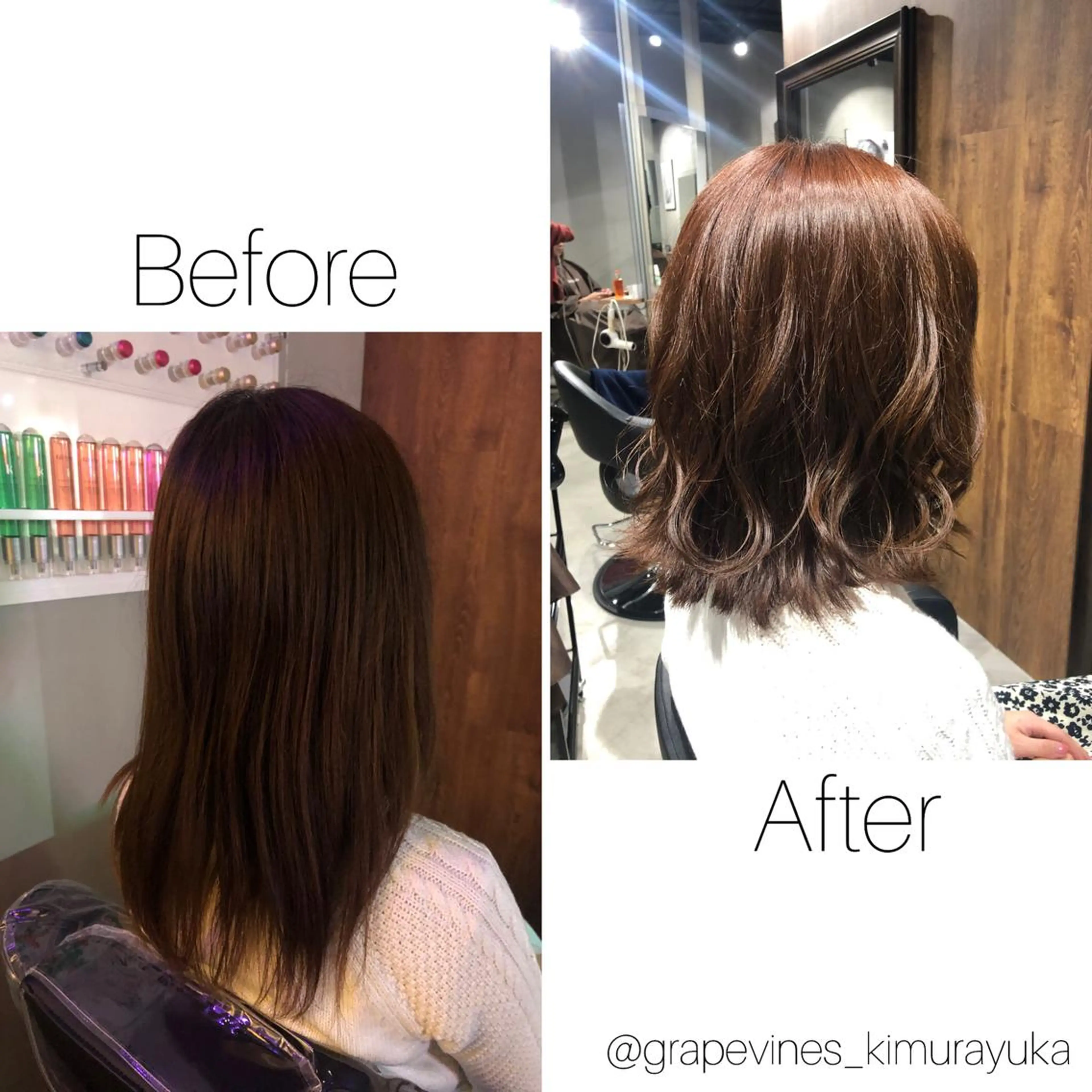 ミディアム yuuka🌻 ハイライト/艶カラーのヘアスタイル