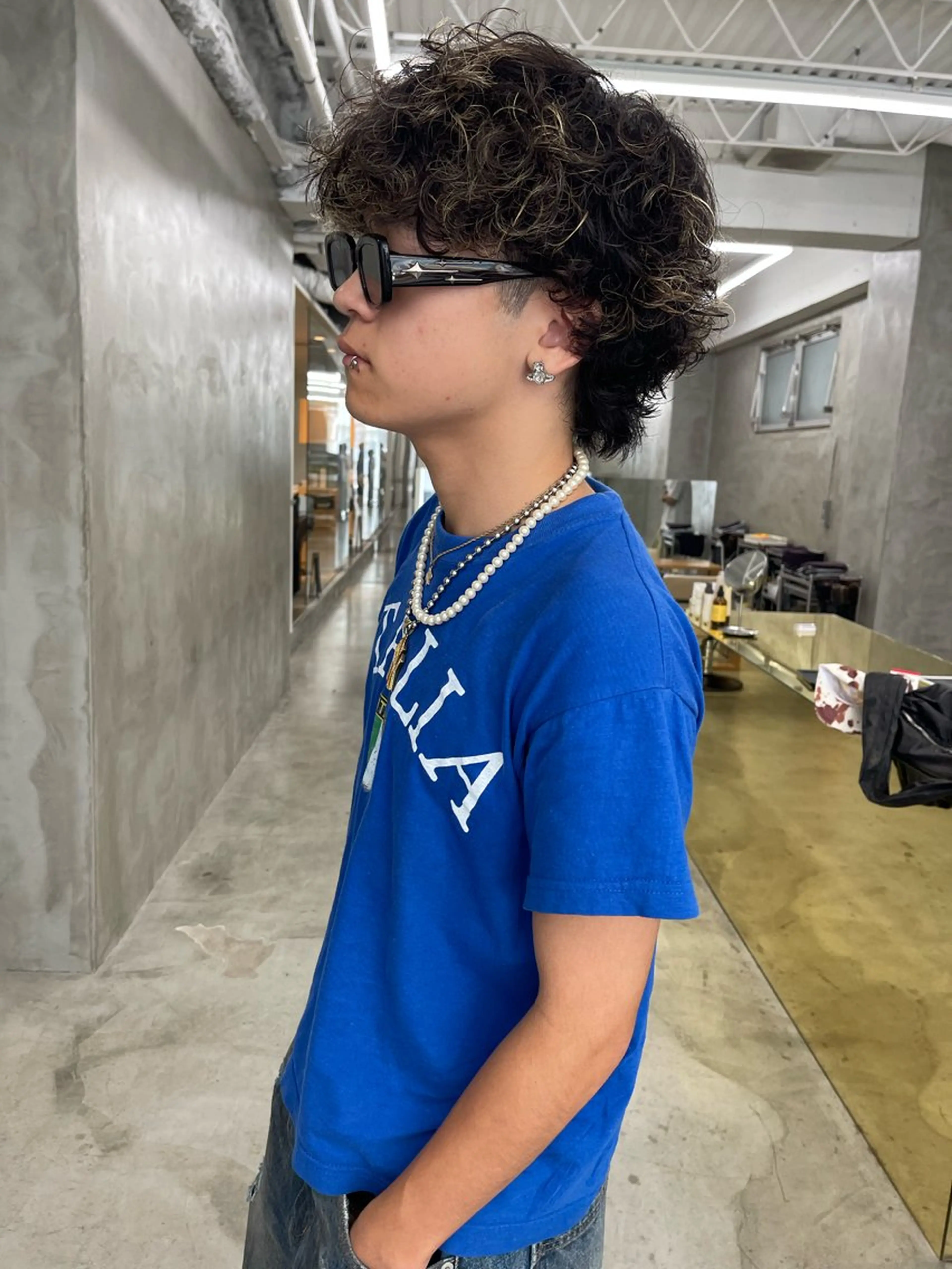 パーマ メンズ カット パーマ メンズカット パーマ[佐橋]のヘアスタイル