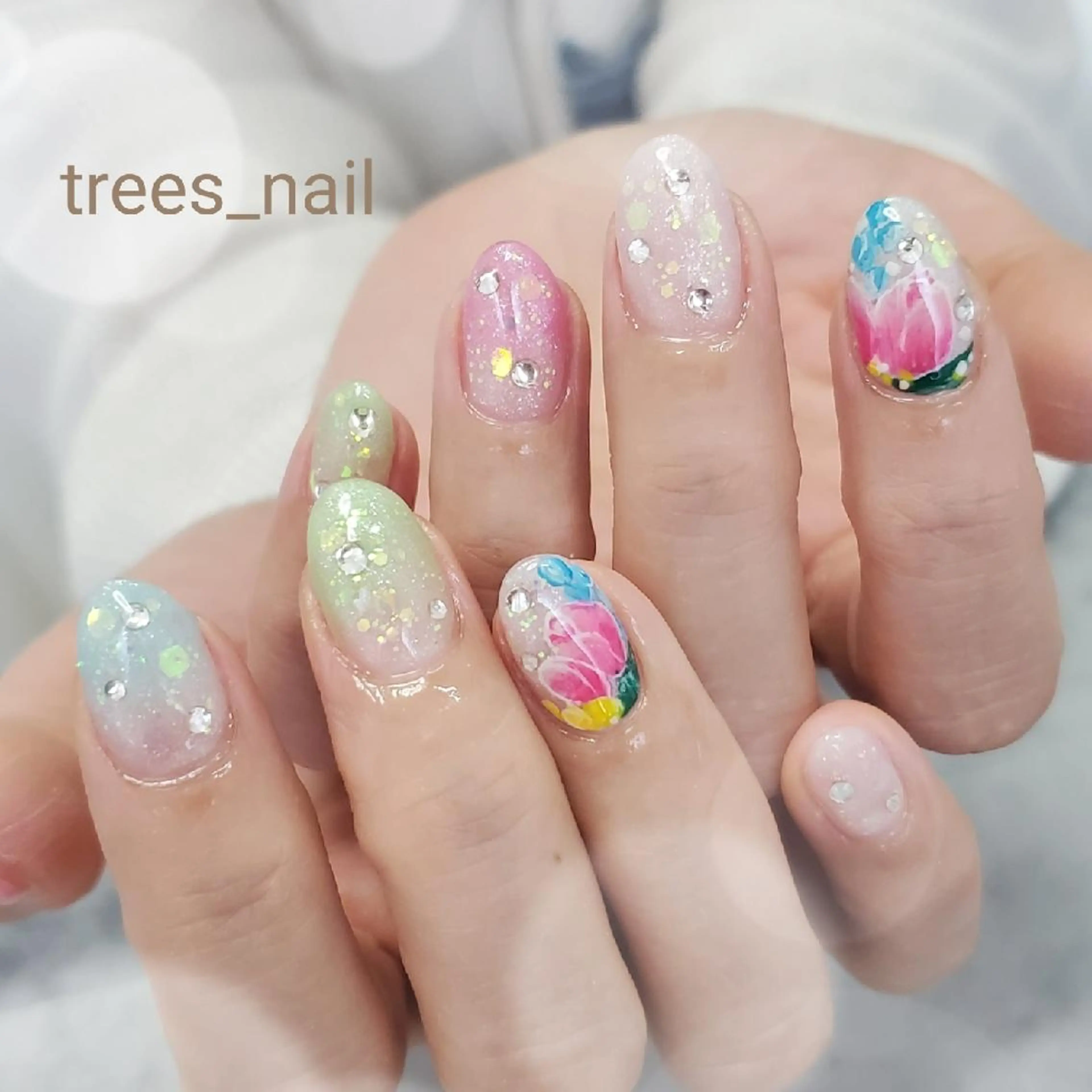 ネイル trees_ nailのネイルデザイン