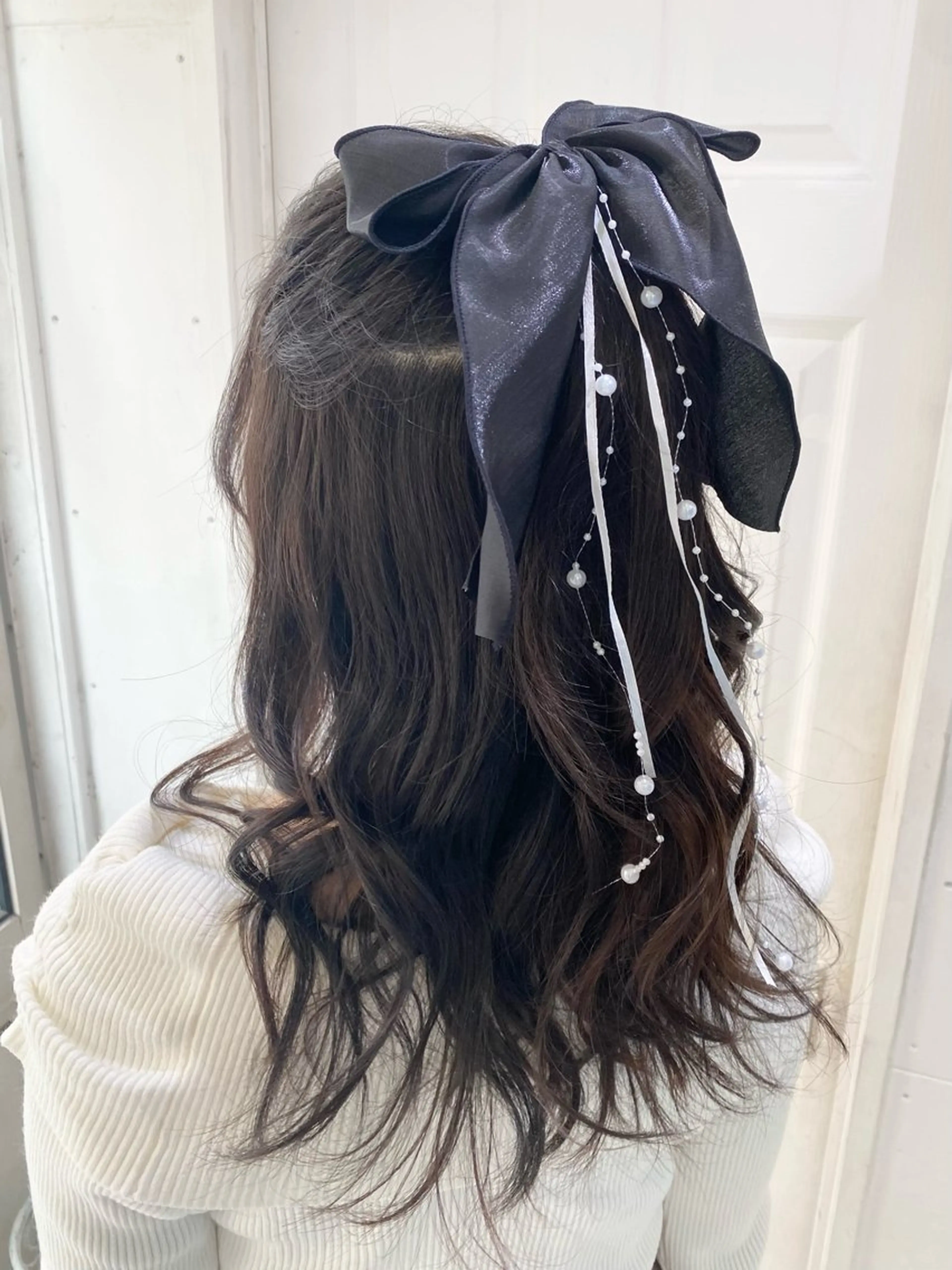 ヘアアレンジ ハーフアップ uros.所属・uros.中目黒 moekaのヘアスタイル