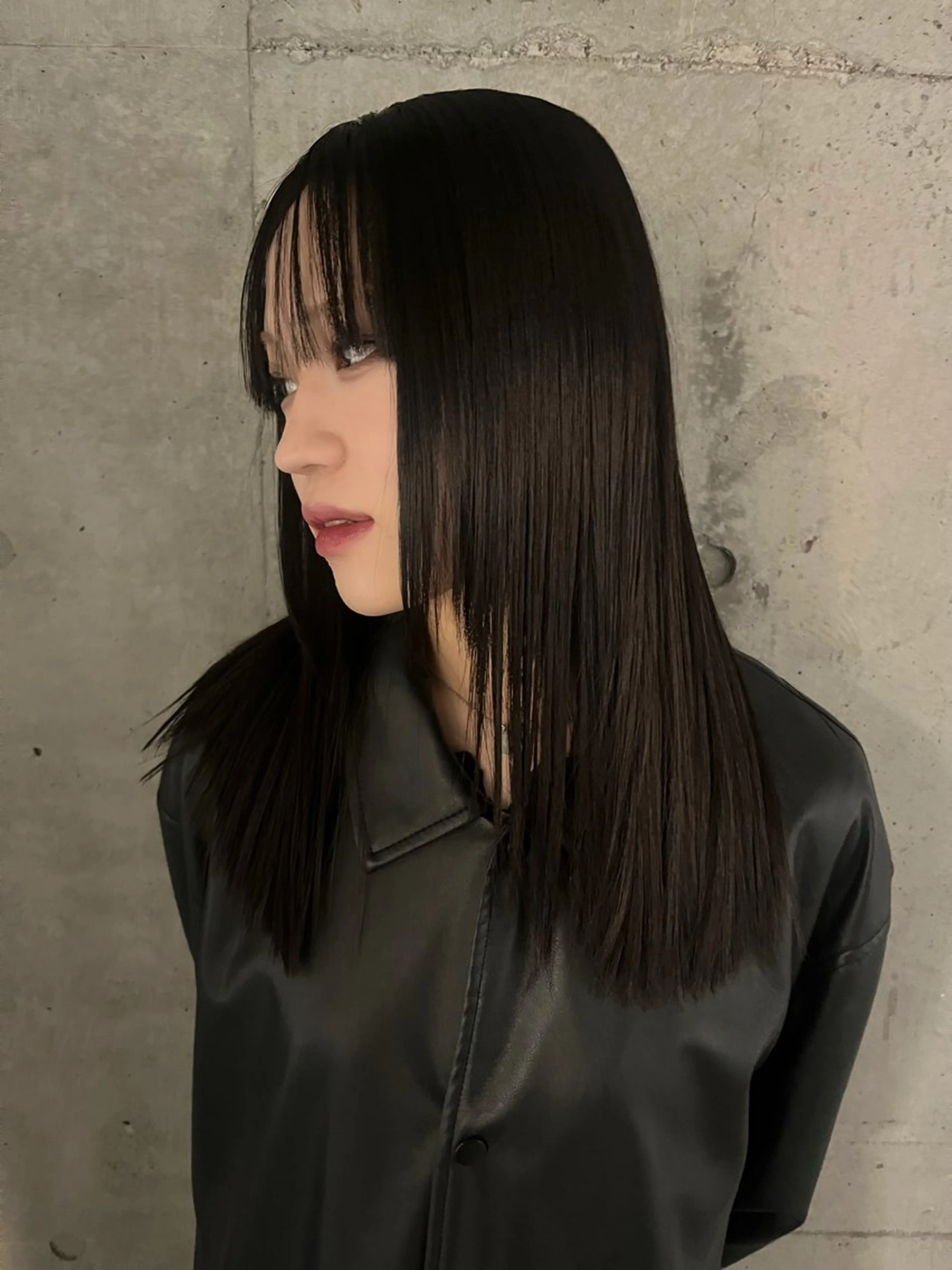 ロング カラー 韓国ボブ/ハッシュ カットKIRAのヘアスタイル