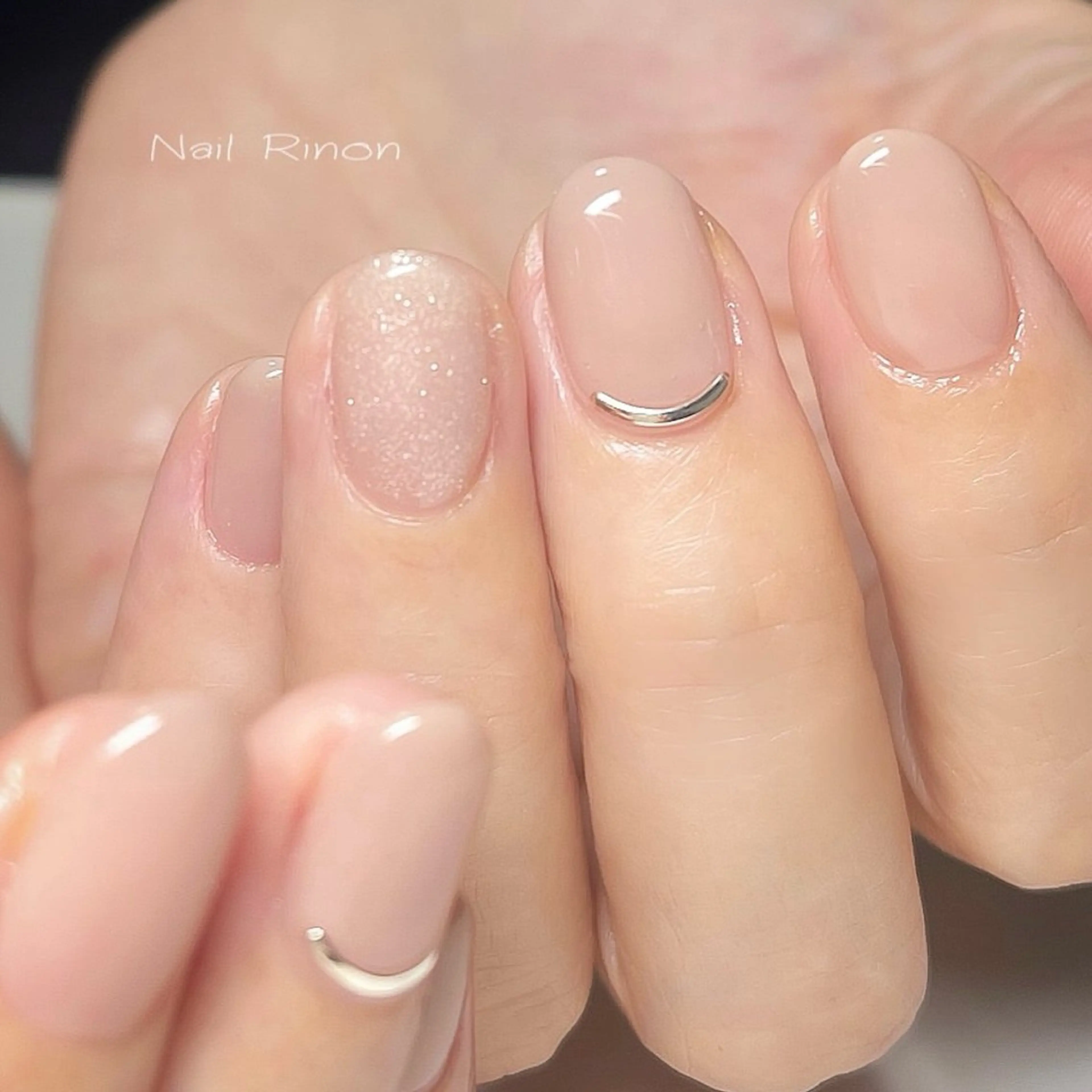 ネイル シンプルネイル ハンドネイル Nail Rinonのネイルデザイン