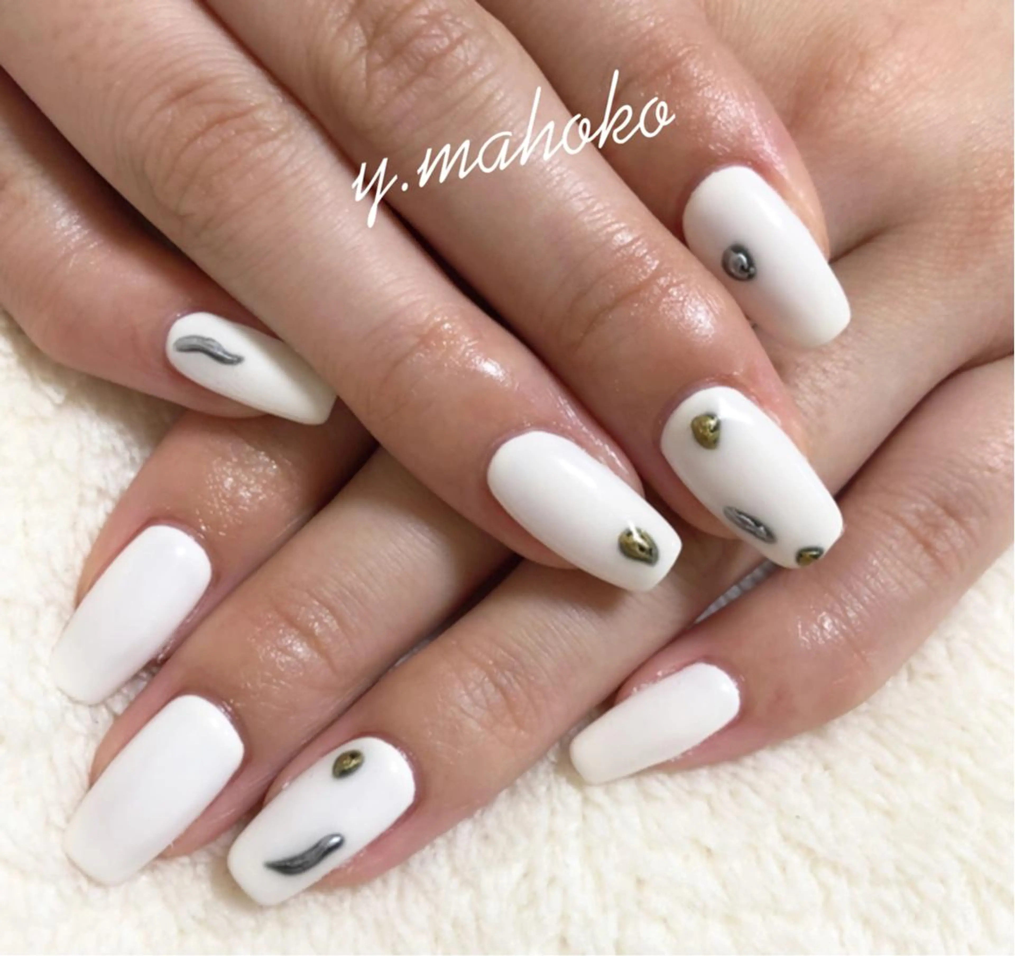 ネイル ハンドネイル She nail studio 原宿所属・パラジェル有/ スカルプ/mahoのネイルデザイン