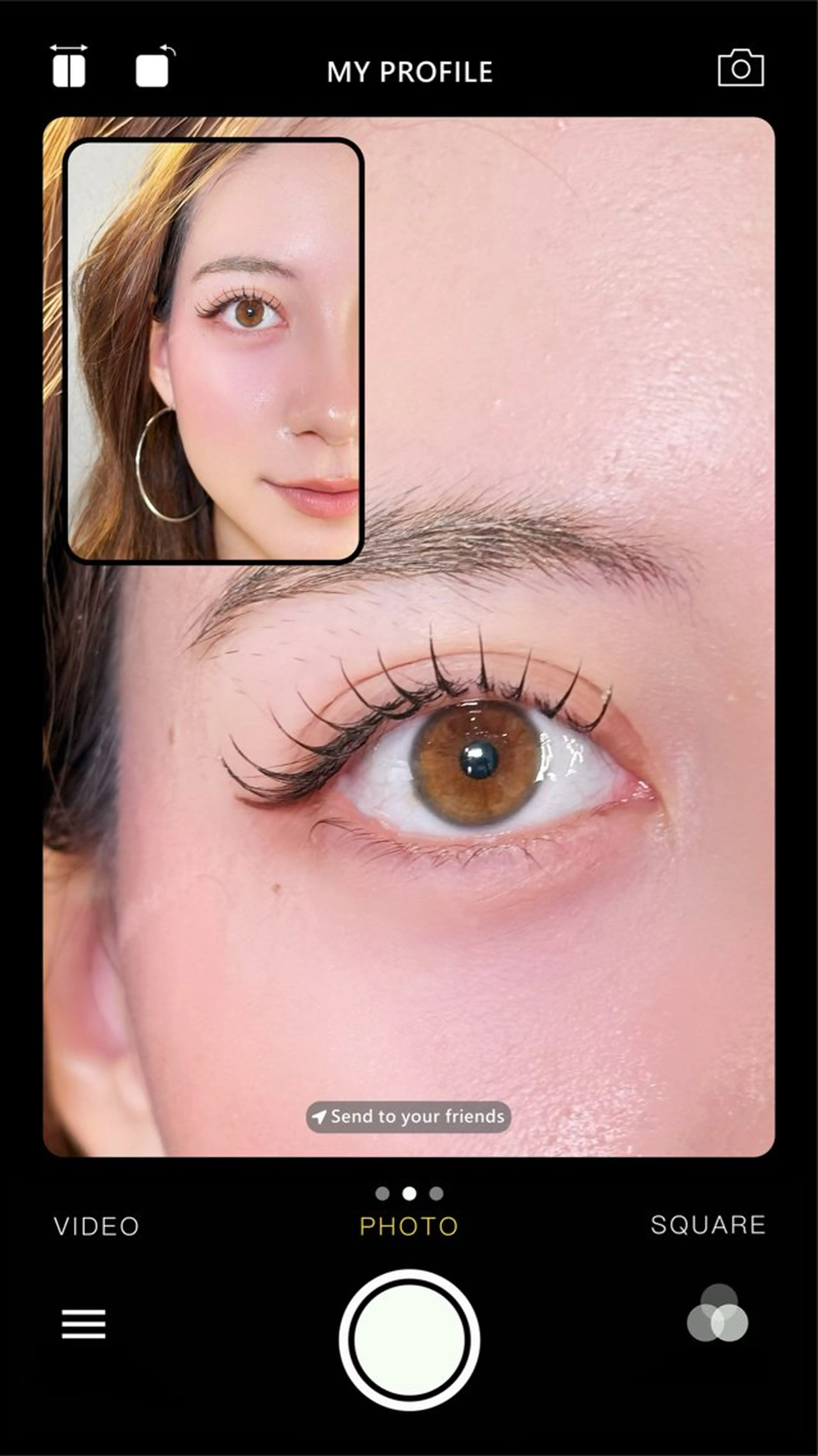 マツエク・マツパ Cカール ナチュラル マツエク 梅津/cherien 渋谷・明治神宮前のマツエク・マツパデザイン