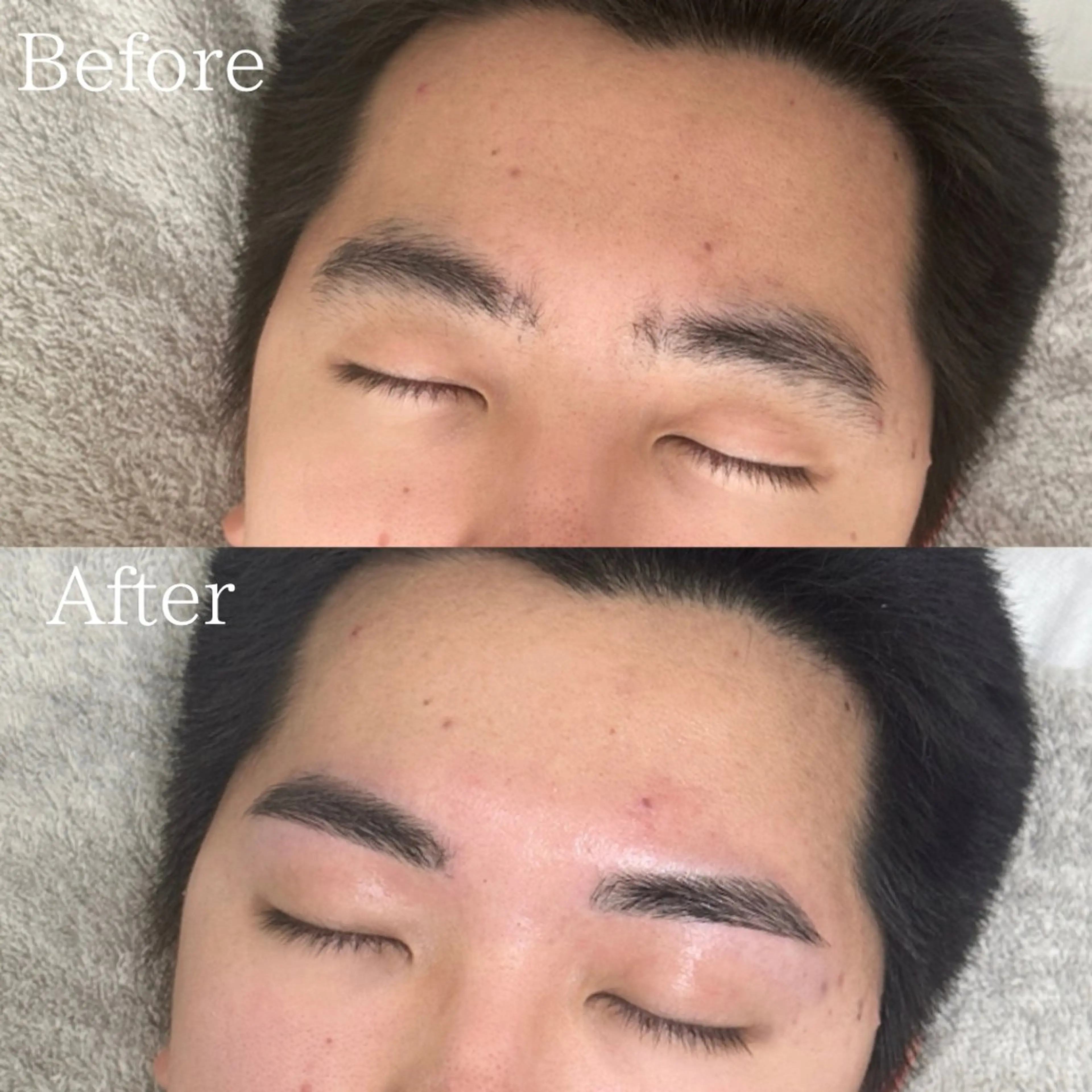 【メンズ美眉スタイリング】お顔の骨格をもとにお客様の魅力を引き出すデザインをご提案♪経験のあるスタッフが施術で安心♪の写真