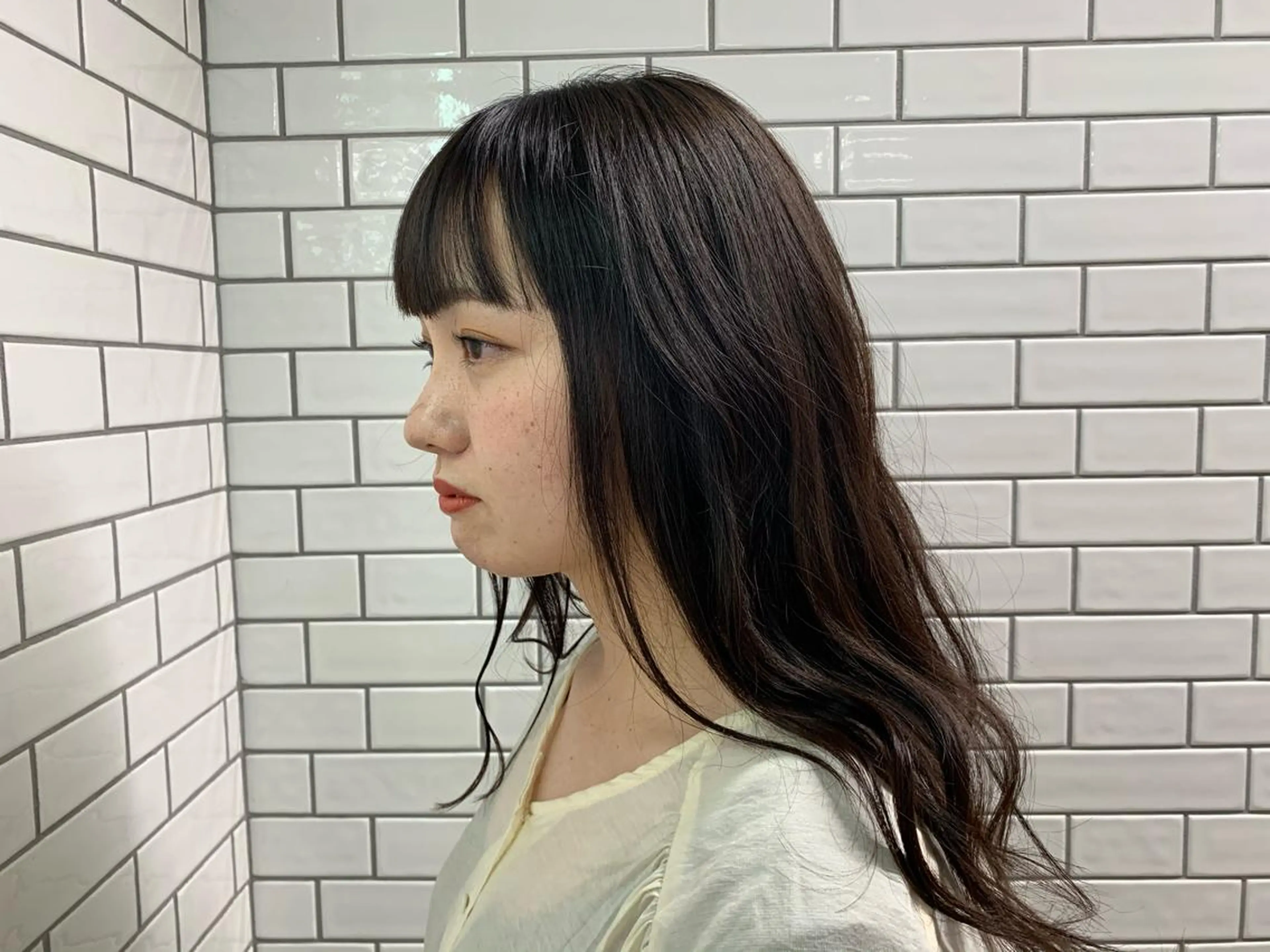 ミディアム カラー 💎艶髪💎縮毛矯正 /髪質改善/ひかるのヘアスタイル