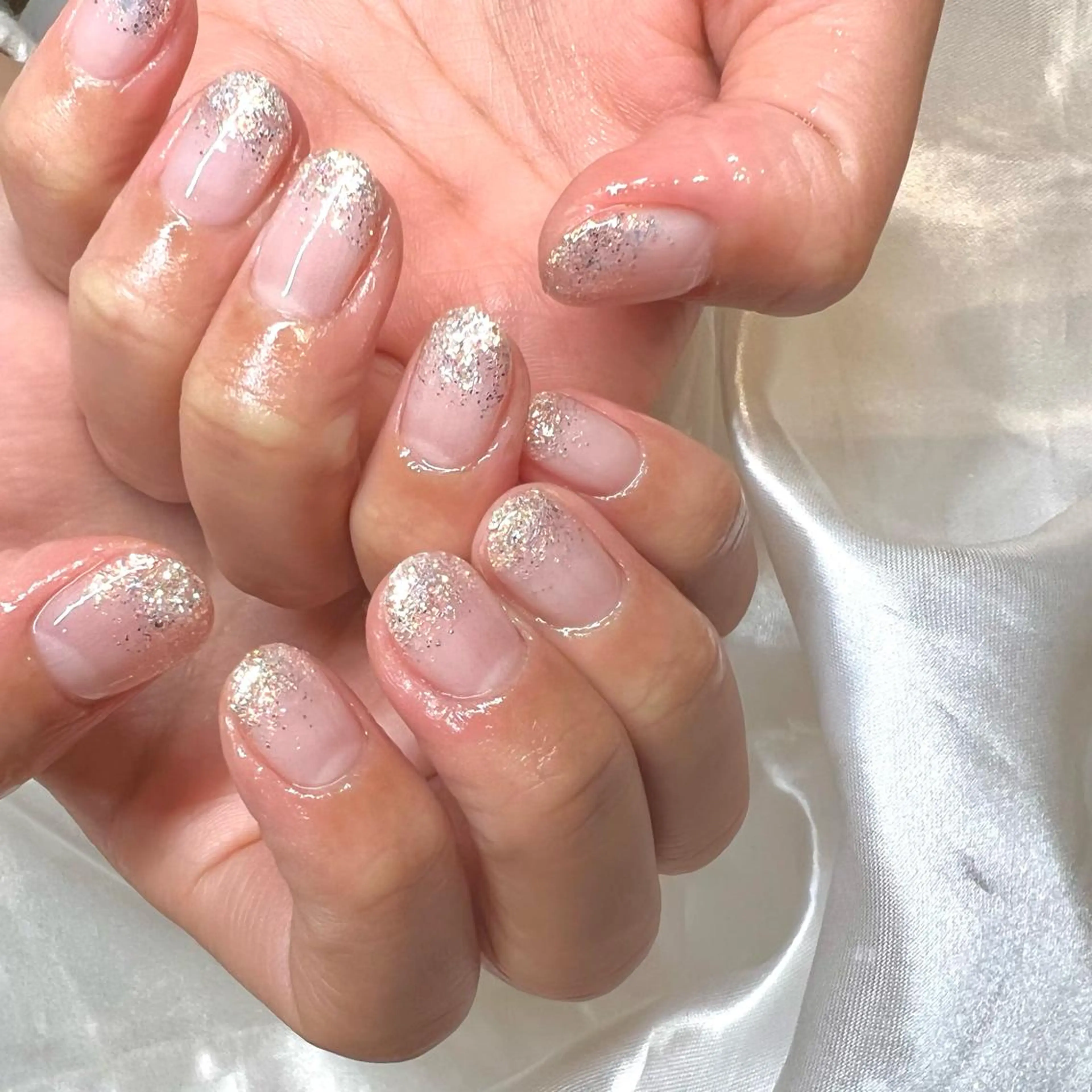 ネイル ラメ(グリッター) ラメグラデーション イシヅカ /relownailのネイルデザイン