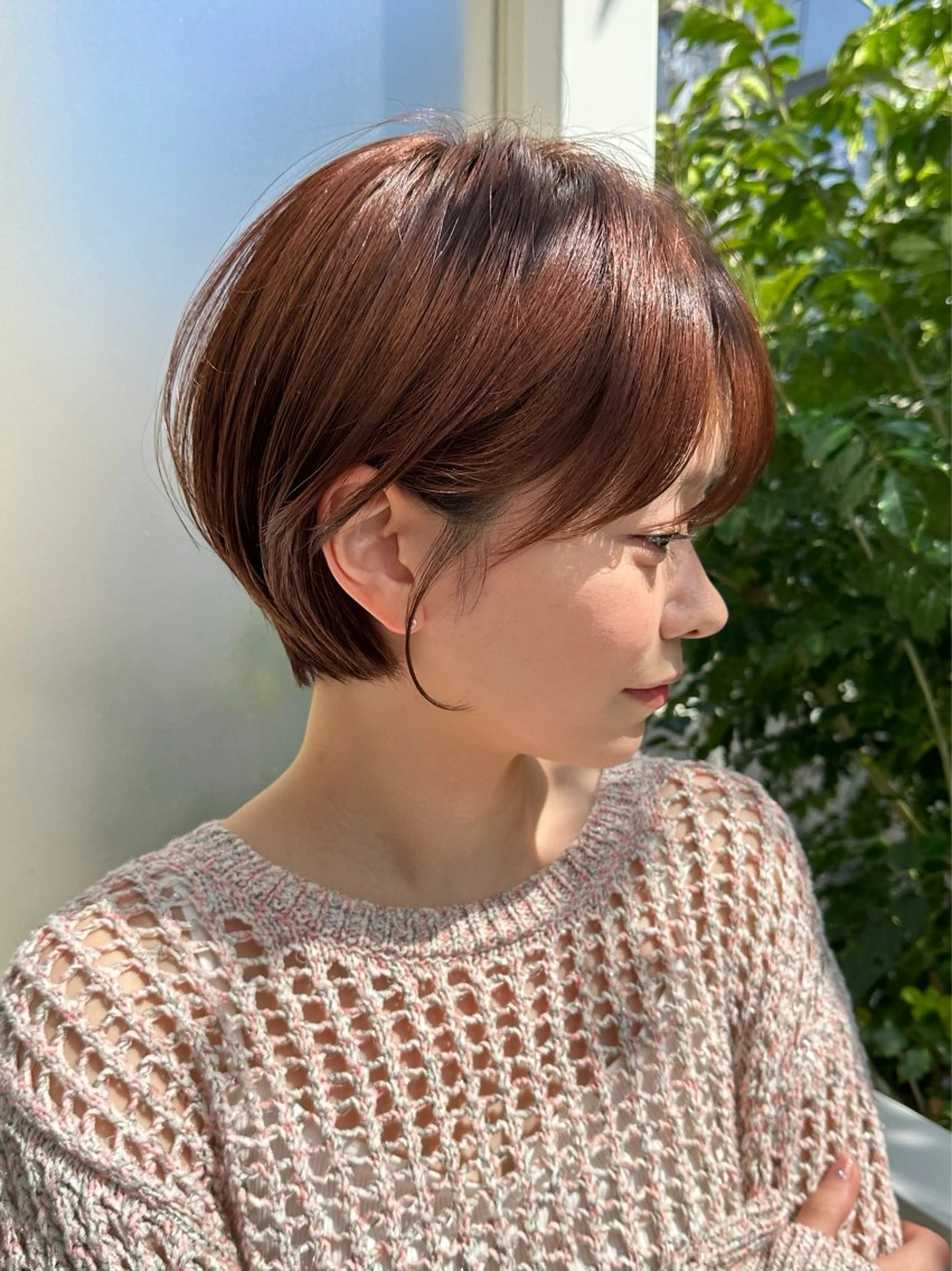 ショート カット トリートメント 縮毛矯正/ショート/ レイヤー/畑中正敏のヘアスタイル