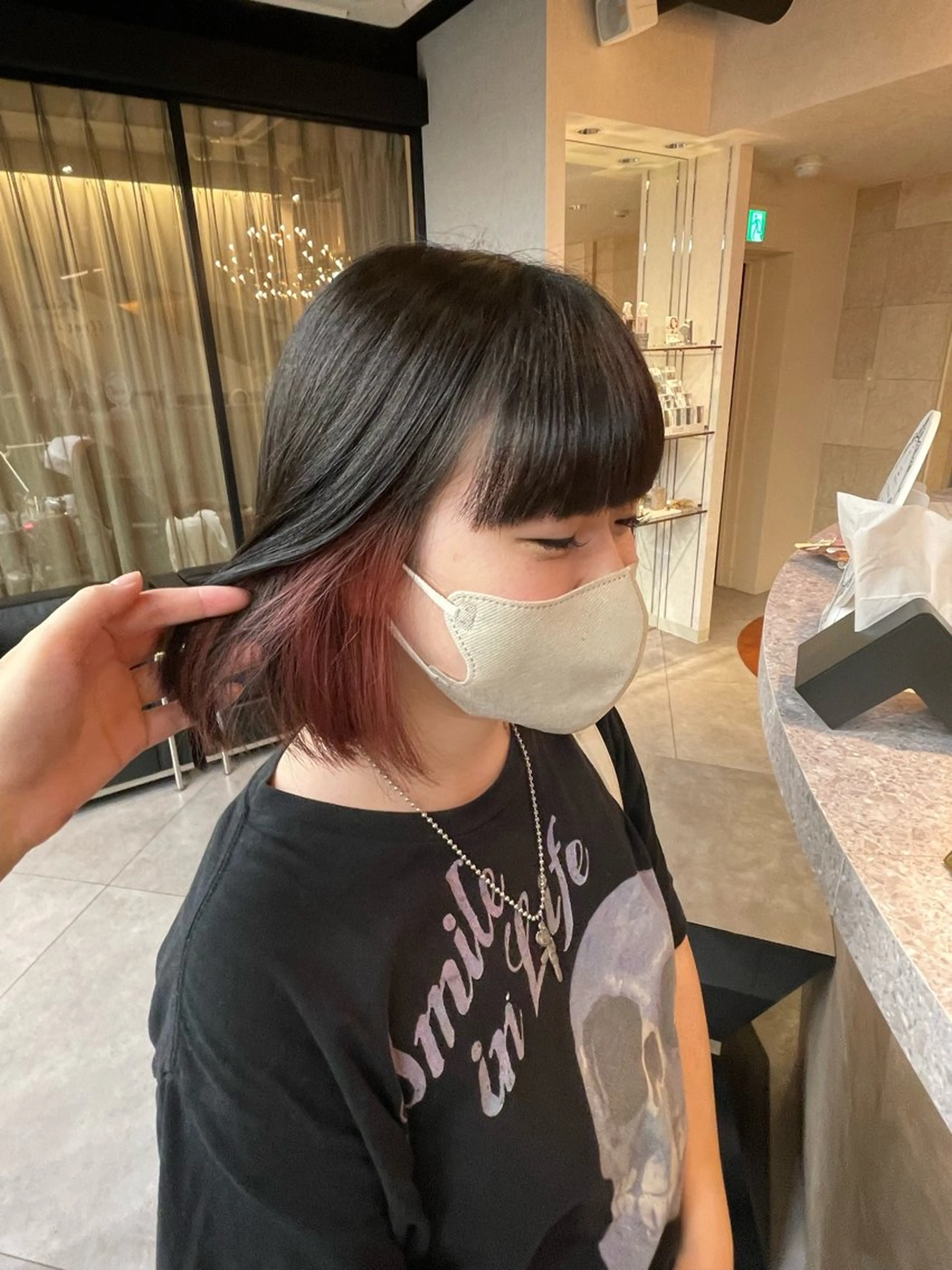 ショート カラー ハイトーン/メンズ/ デザイン/梅田/ミユのヘアスタイル