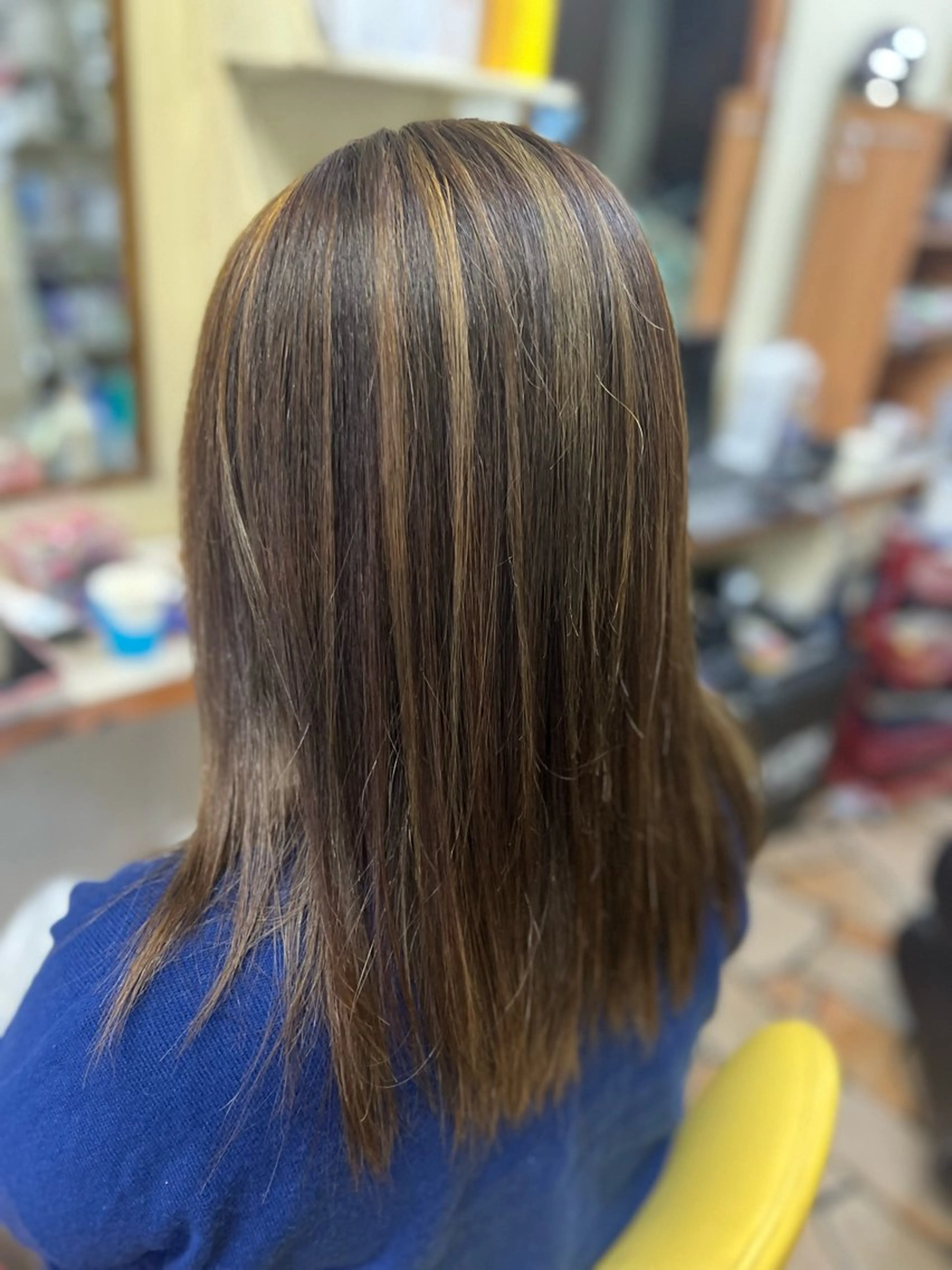 ロング カラー 酒井 さおりのヘアスタイル