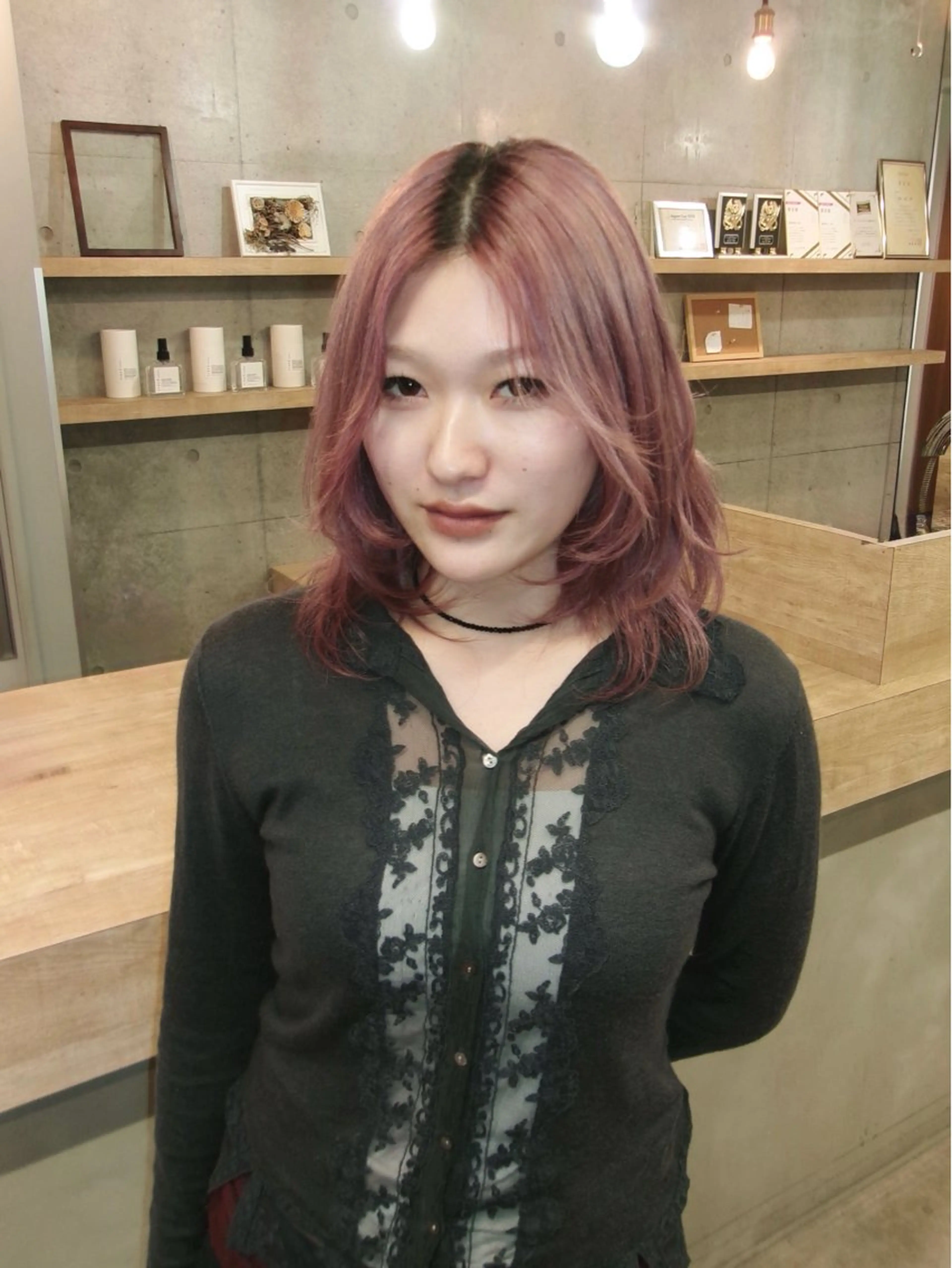 ミディアム ヘアカラー ˚⋆✮ナチュラル× モード˚⭒ Naruのヘアスタイル