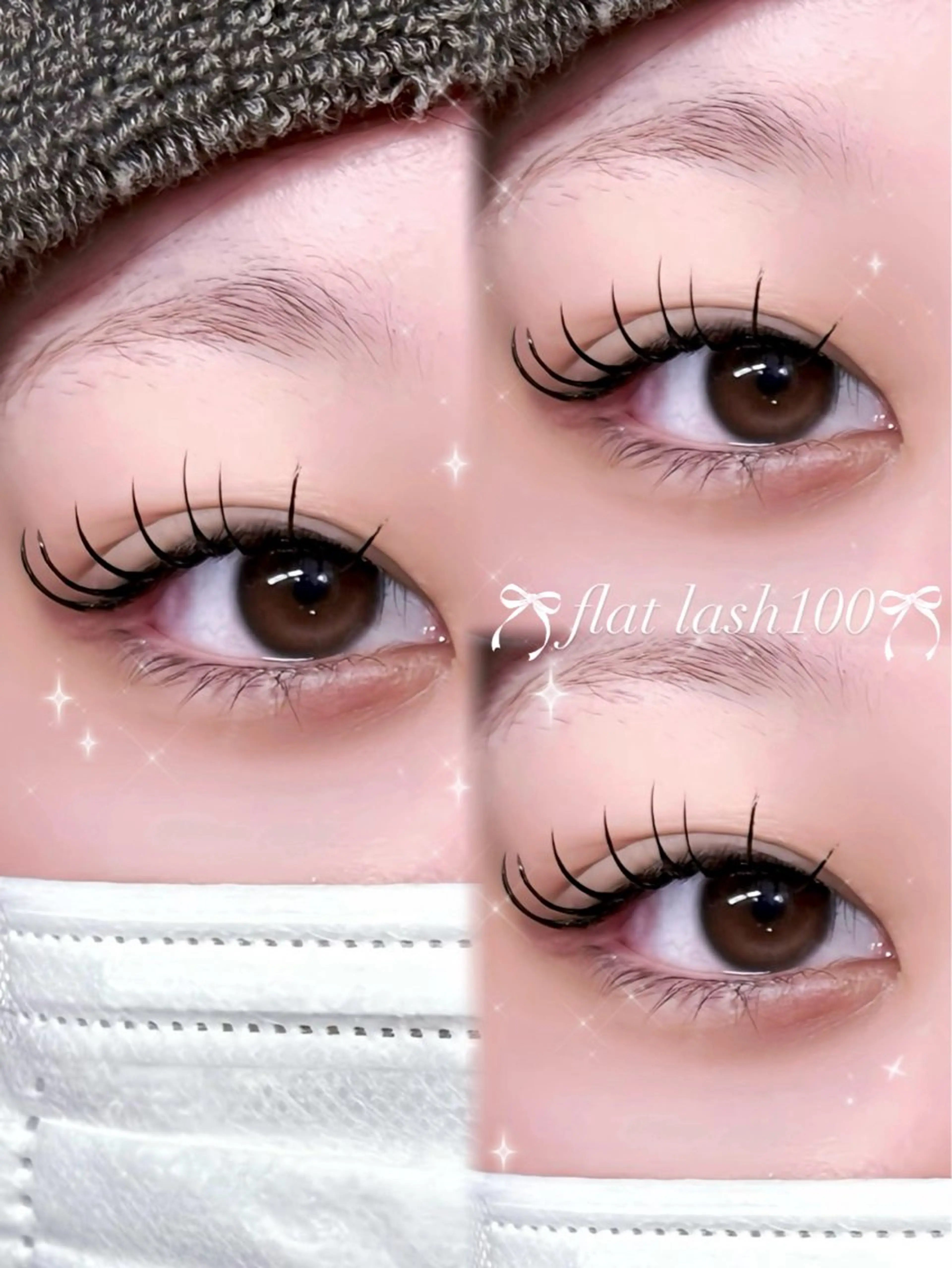 マツエク・マツパ フラットラッシュ NANAMI nekoRu夢空間店のマツエク・マツパデザイン