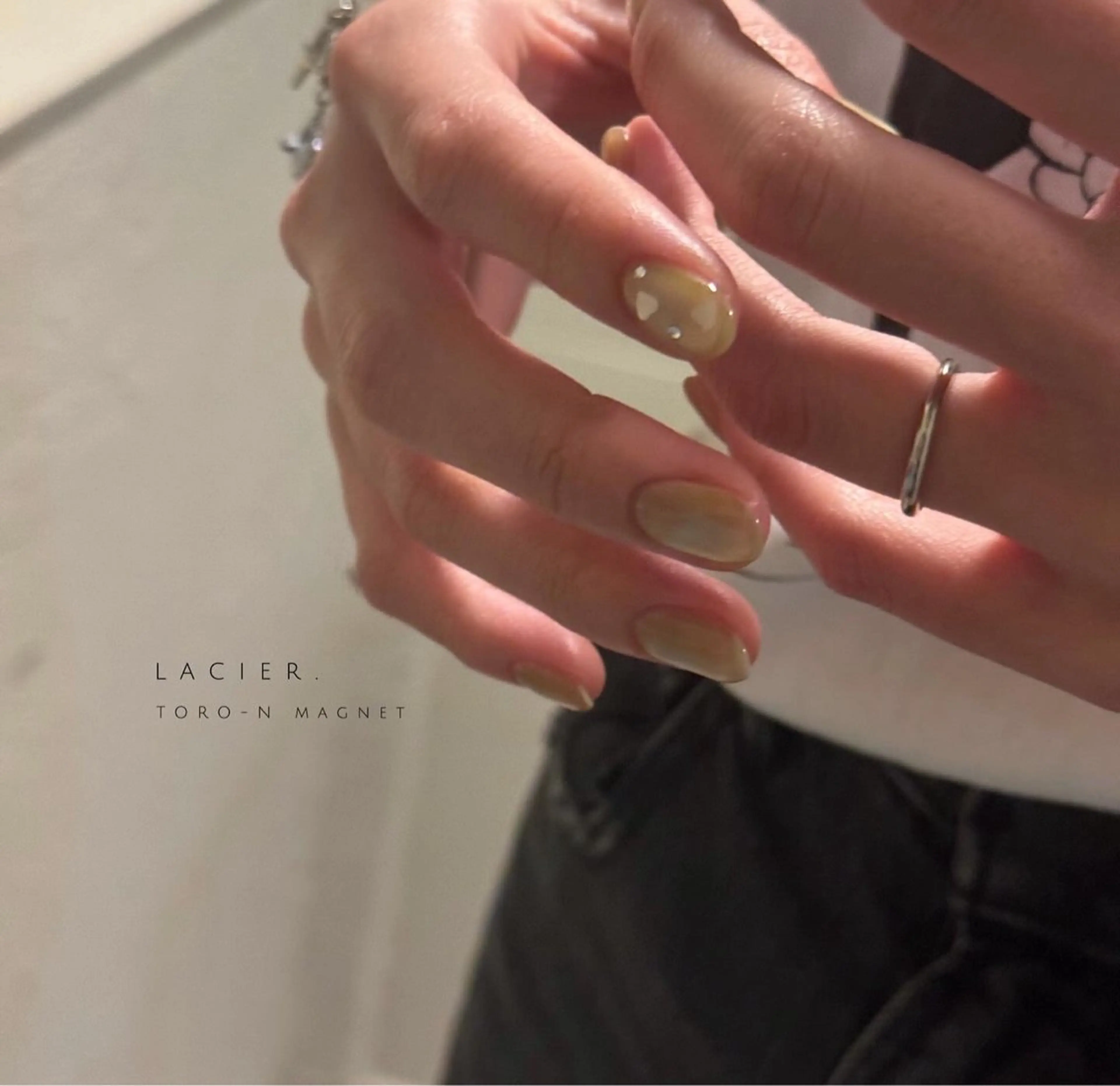 ネイル マグネットネイル ハンドネイル lacier nailのネイルデザイン