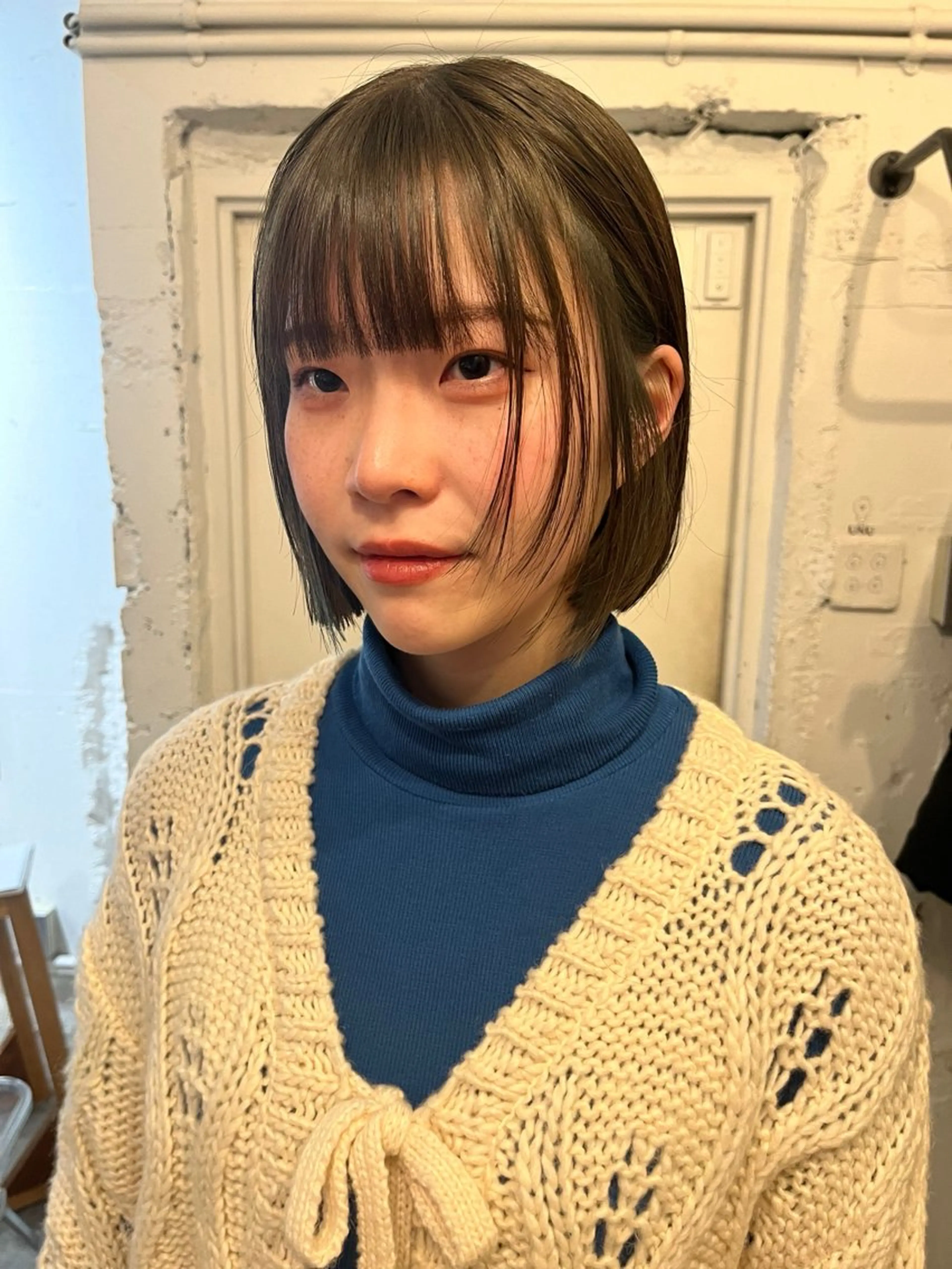 ショート ボブ カット ヘアカラー トリートメント ✴︎UNU ✴︎モエカのヘアスタイル