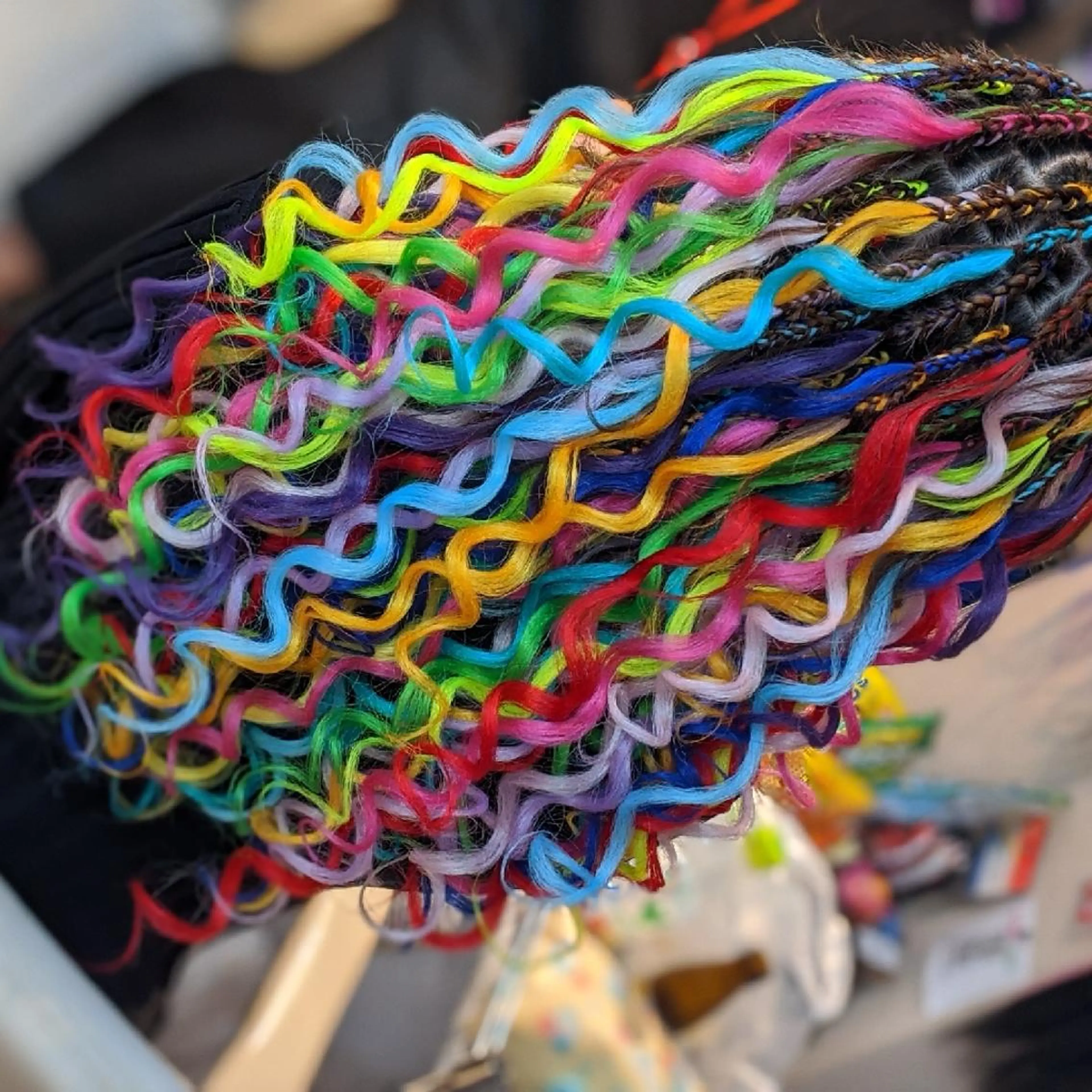 ロング ヘアアレンジ エクステ scamp ★のヘアスタイル