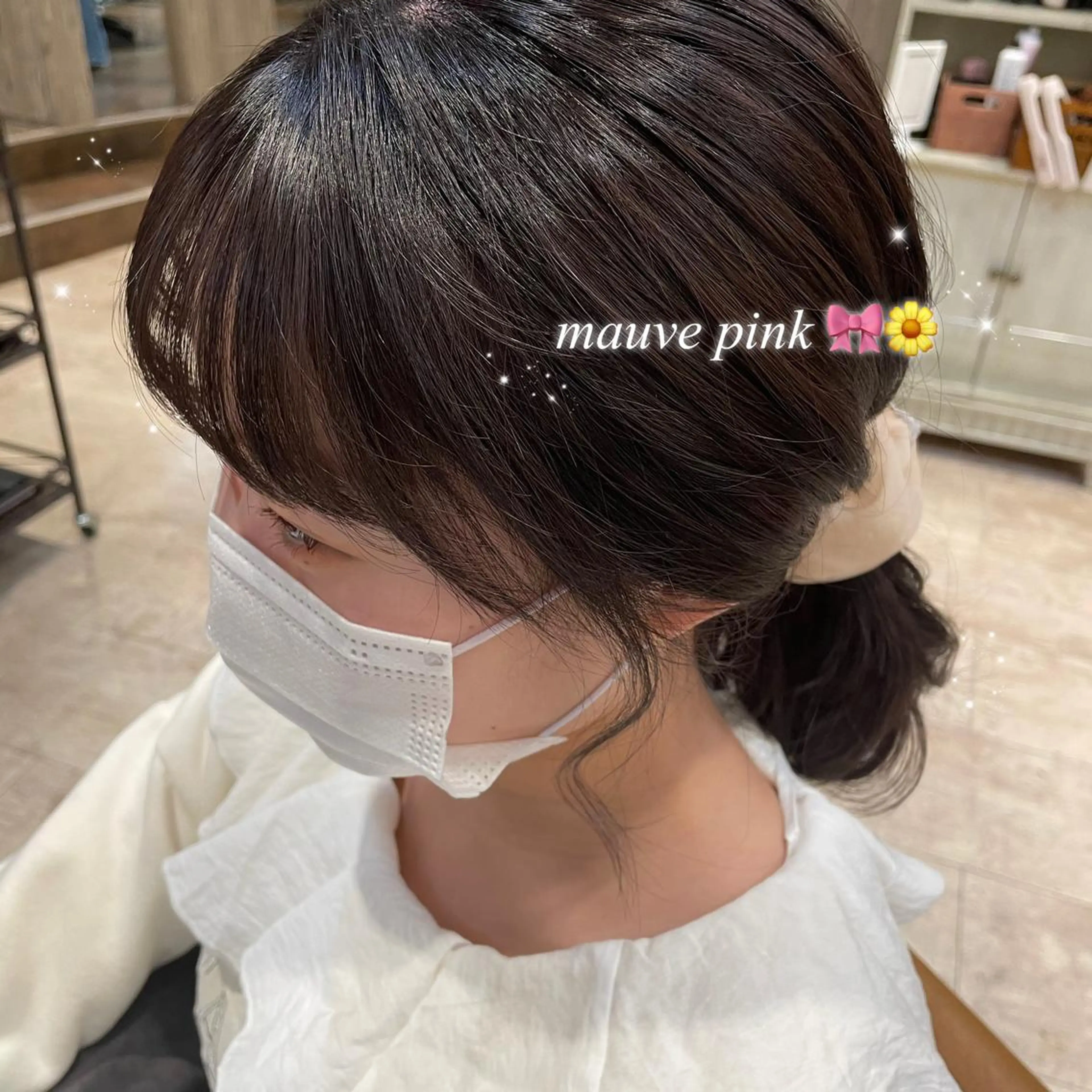 ミディアム 𝙢𝙞𝙮𝙪🎀 girly hairのヘアスタイル