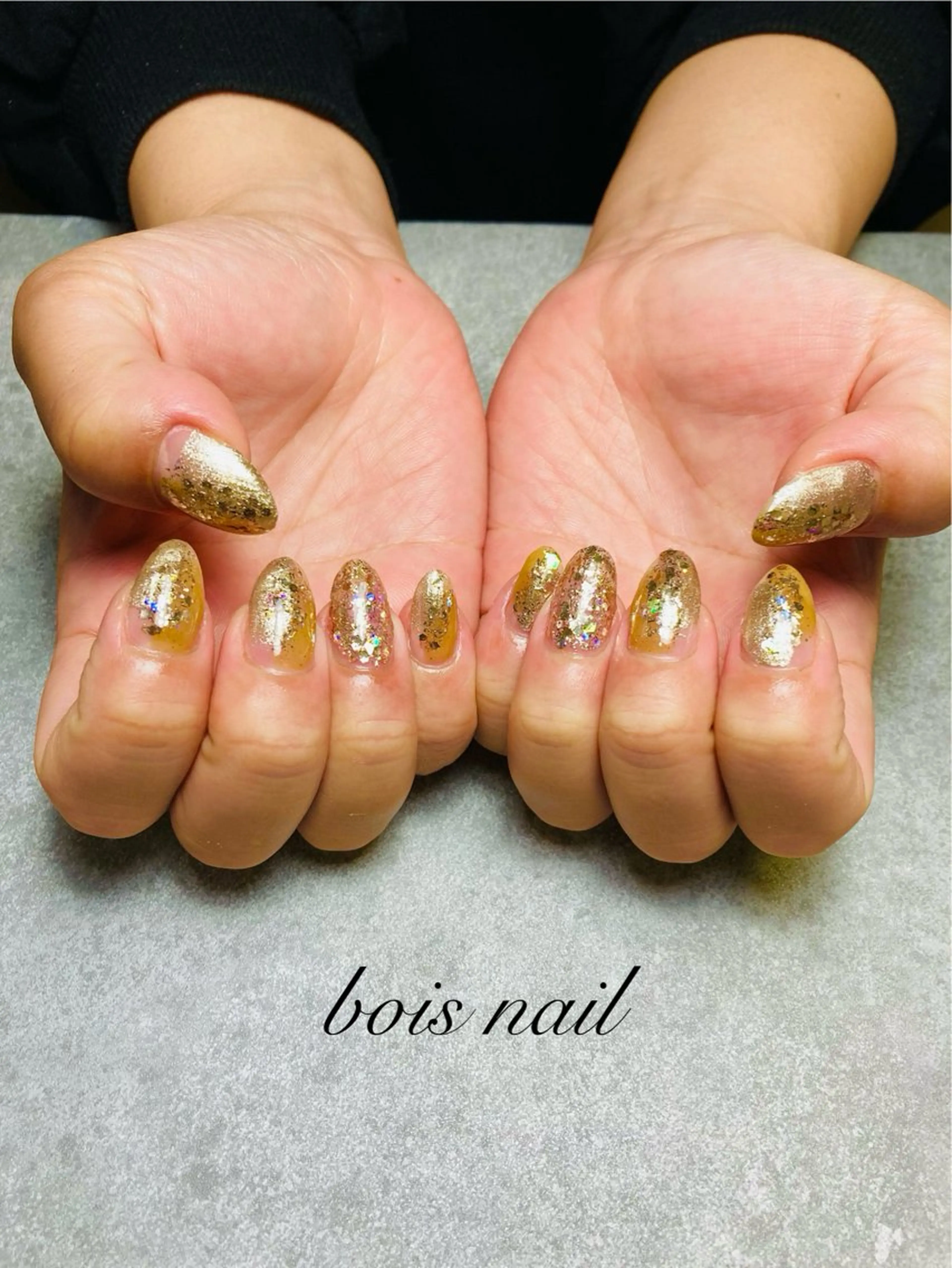 ネイル ニュアンスネイル bois nail ボワネイル北巽のネイルデザイン